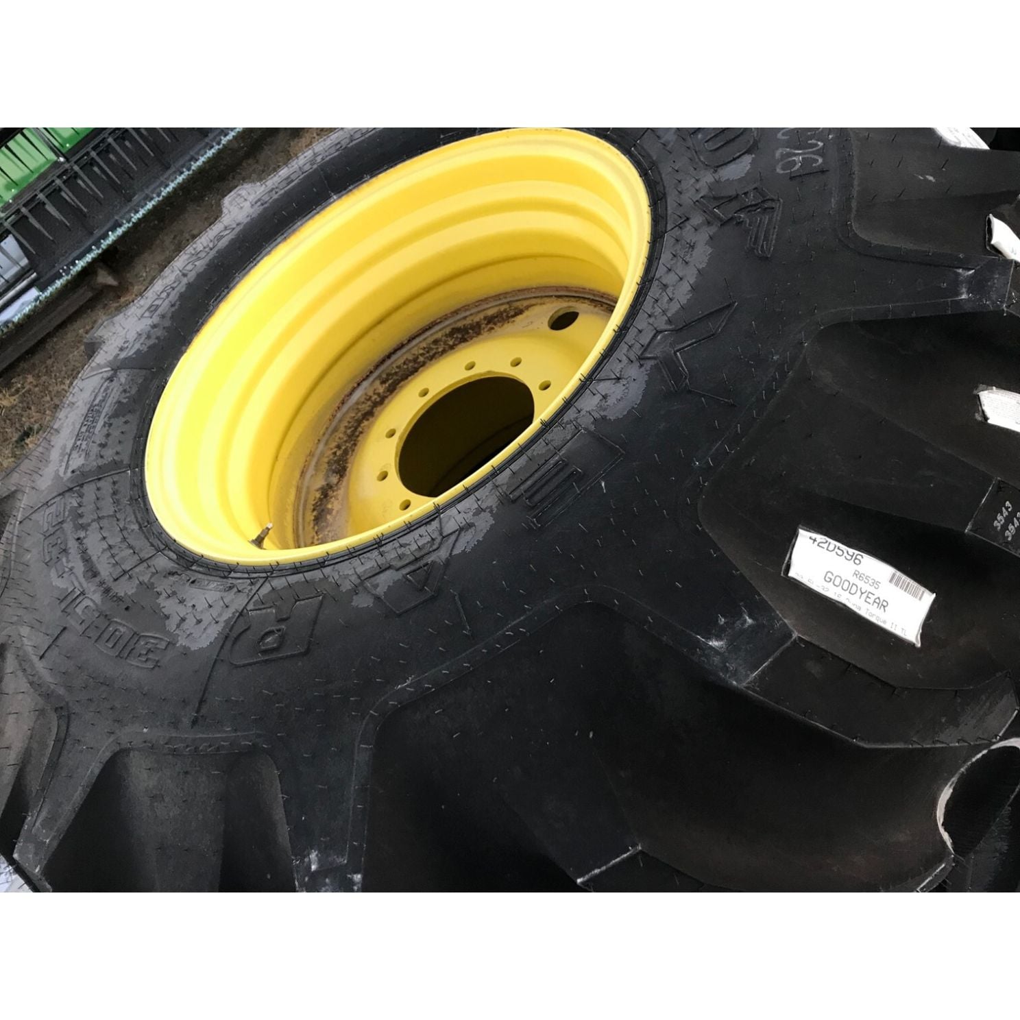 Goodyear 30.5/32 Combine Tire and Wheel Set Take-offs fits John Deere