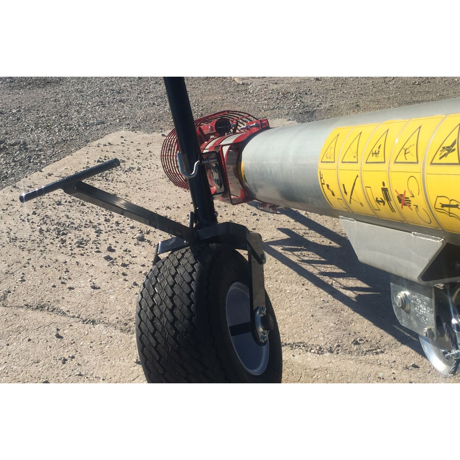 Distel 13" Transport Auger Dolly Wheel Jack Kit