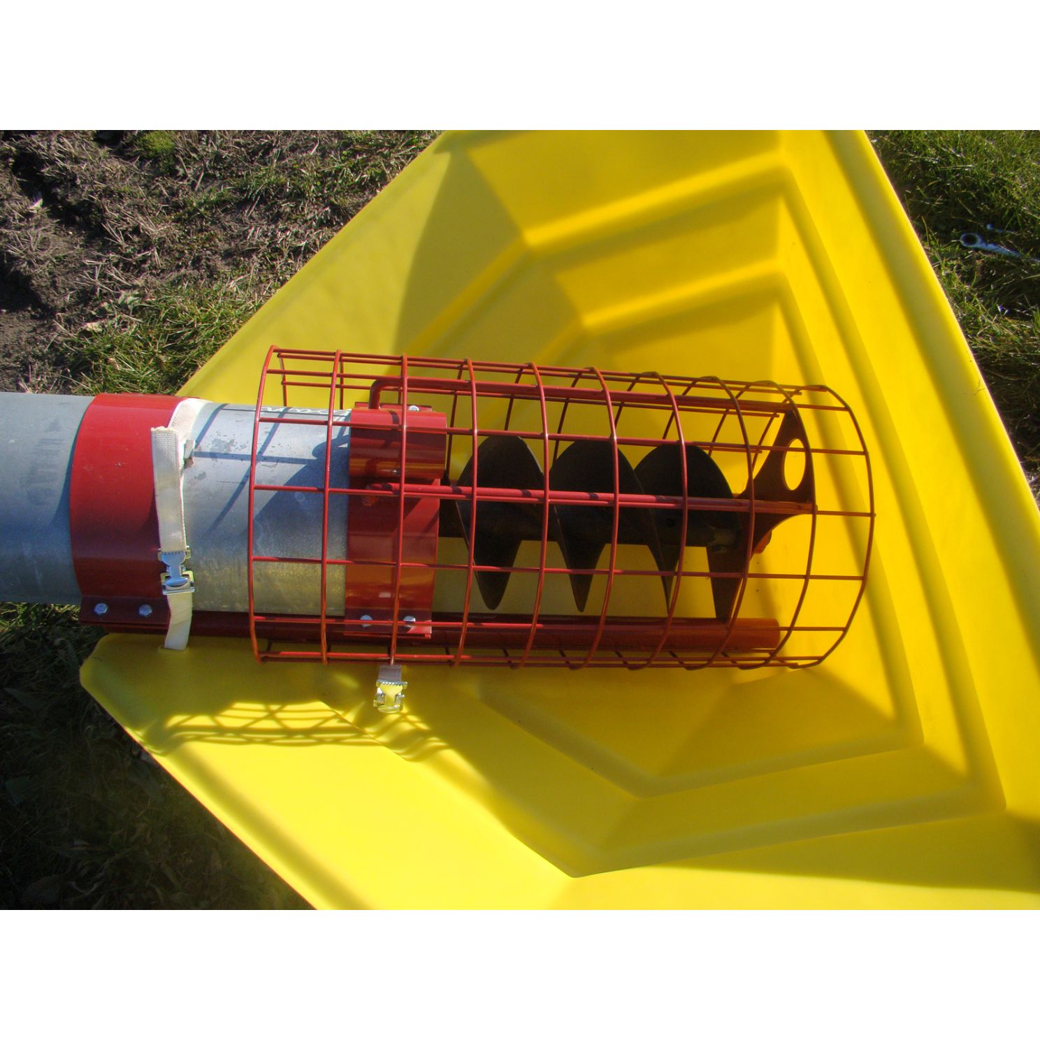 Hutchinson Mayrath Large Plastic Transport Auger Hopper A6206A