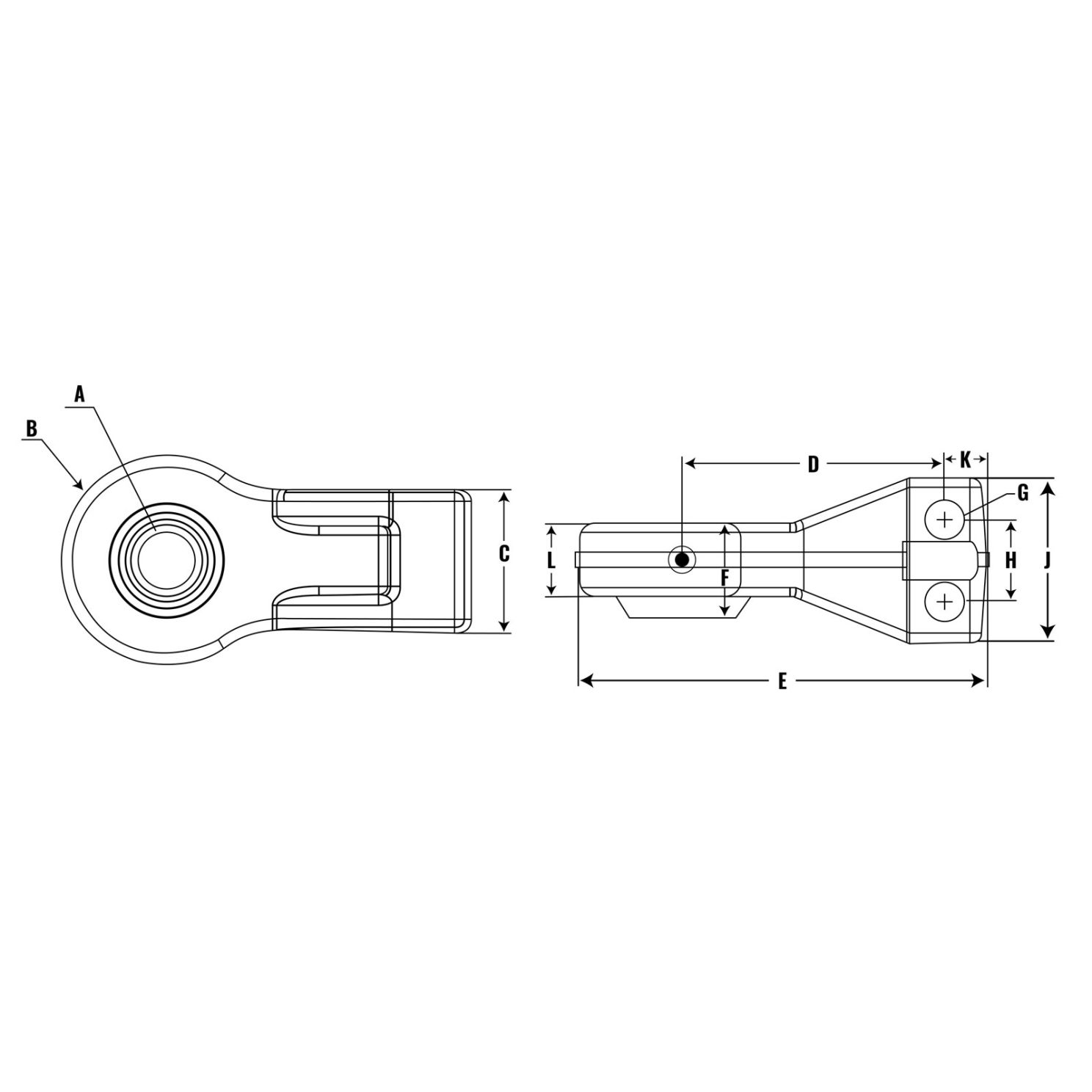 Bull Pull BPF-CAT 5CH Articulating Implement Hitch Category 5