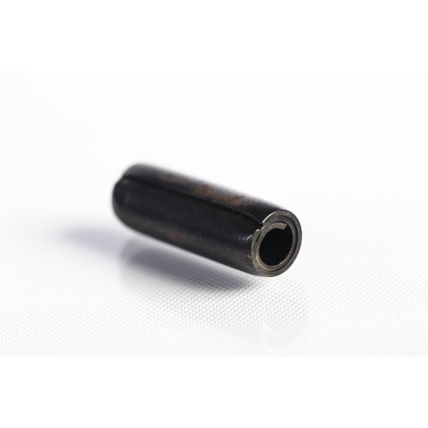 Coiled Spiral Pin, Carbon Steel, Plain Oiled Finish, Both Ends Chamfered, 1/4 x 3/4"