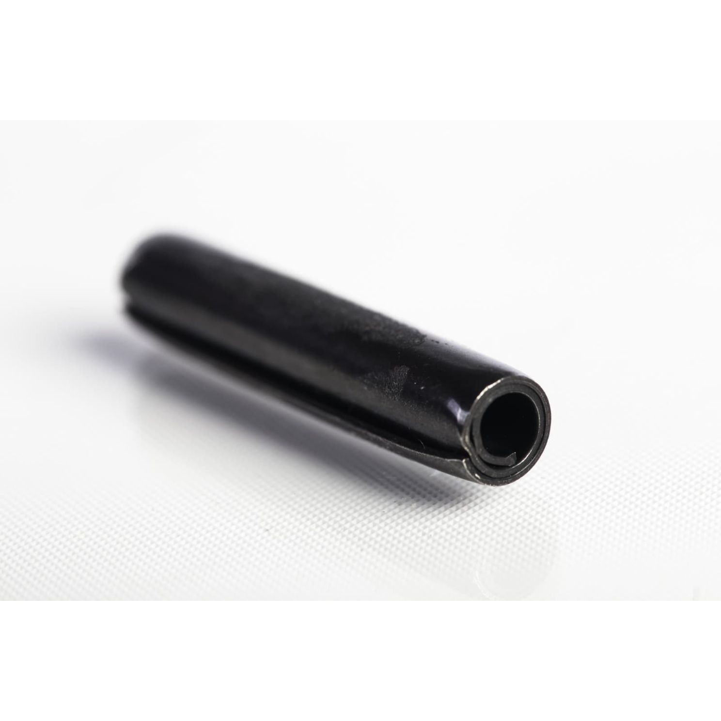Coiled Spiral Pin, Carbon Steel, Plain Oiled Finish, Both Ends Chamfered, 1/4 x 1-1/4"