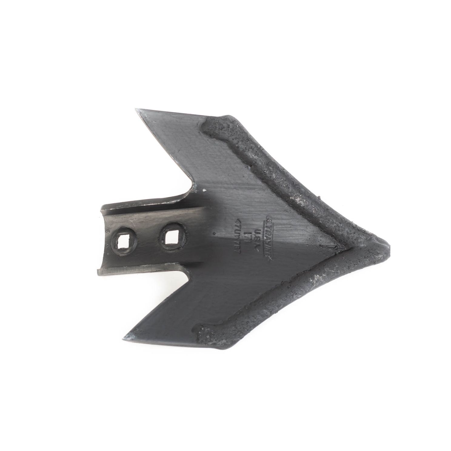 Nichols Ultrawing 7'' Bolt on 47° Field Cultivator Hard Faced Sweep 47UW7B7HFS