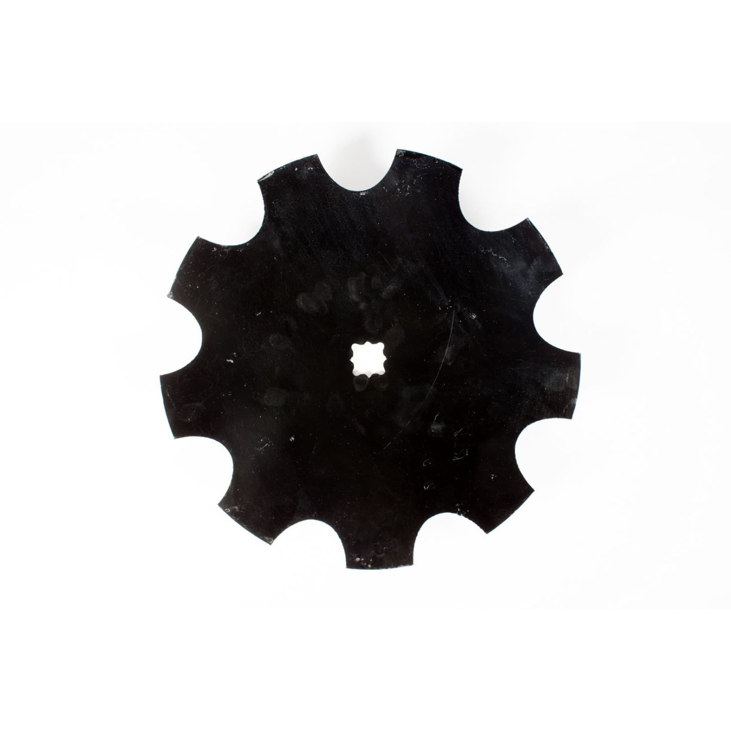 16" x 3mm Plain Cone Notched Disc Tillage Blade 1" Square x 1-1/8" Square