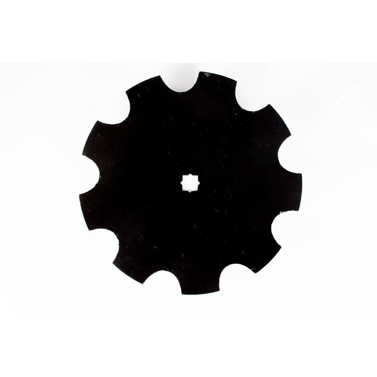18" x 3.8mm Plain Cone Notched Disc Tilage Blade 1-1/8" Square x 1-1/4" Square