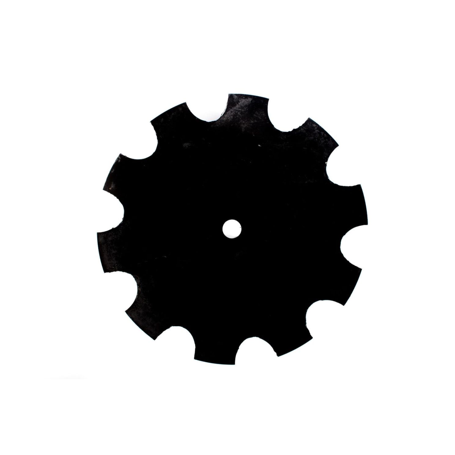 20" x 4.5mm Plain Cone Notched Disc Tillage Blade 1-1/2" Round