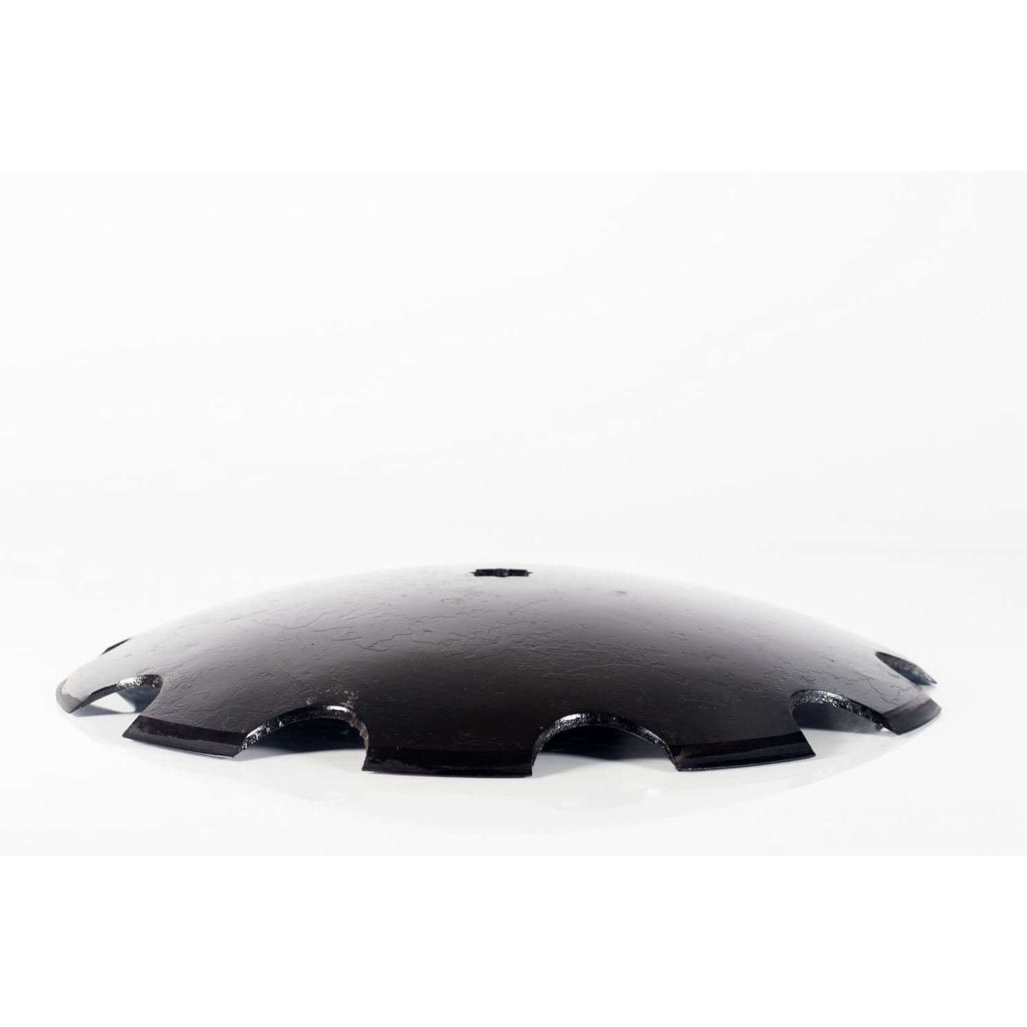 22" x 6.35mm Plain Cone Notched Disc Tillage Blade 1-1/8" x 1-1/4" Square