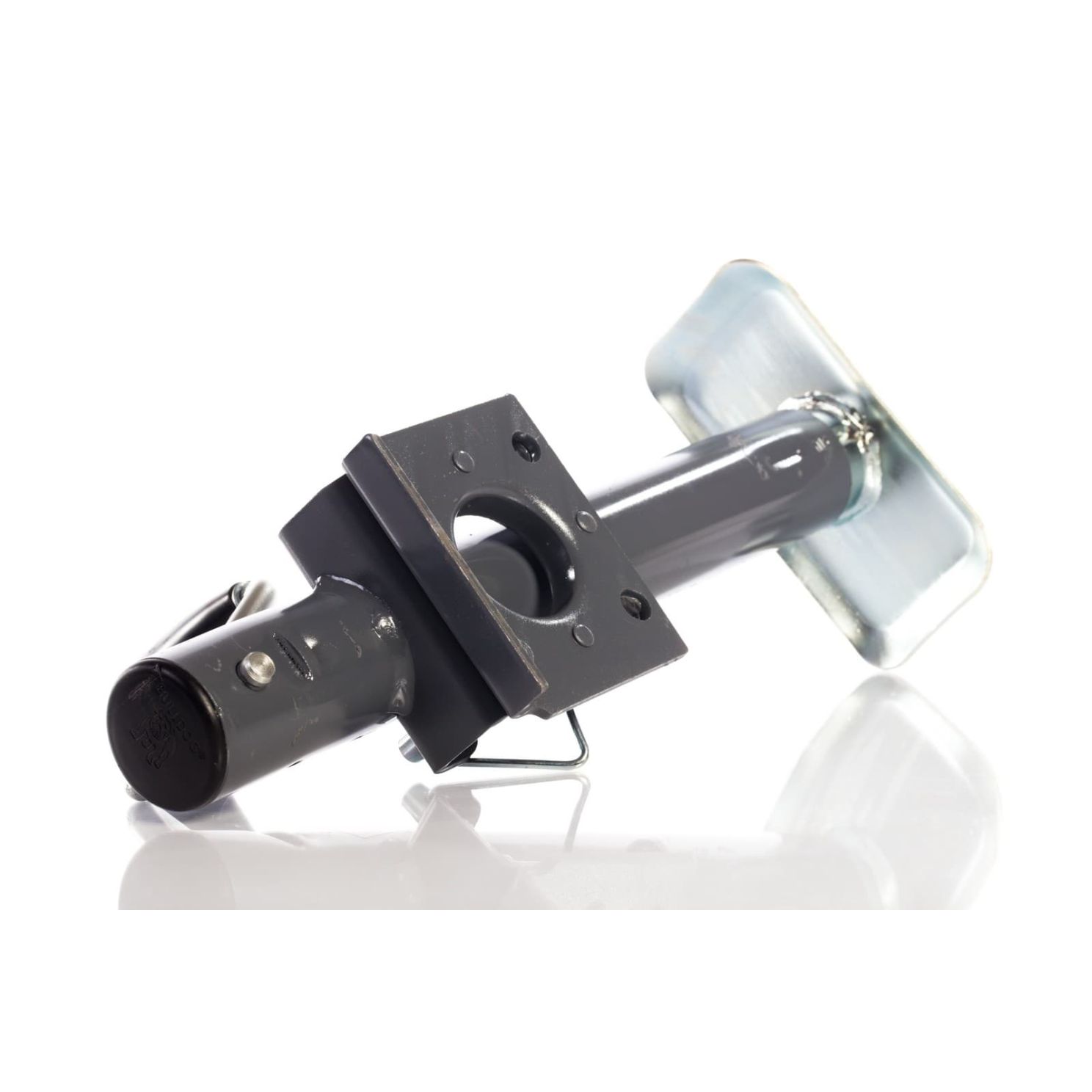 Bulldog 151101 Round Trailer Jack, Side Mount, 2,000 lbs. Lift Capacity, Sidewind, Bolt-On, 10 Inch Travel