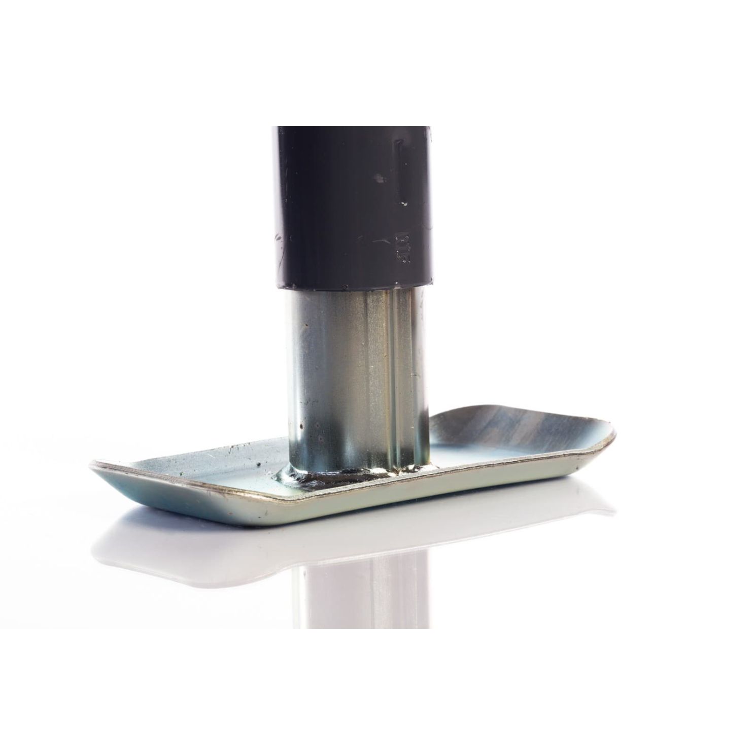 Bulldog 151101 Round Trailer Jack, Side Mount, 2,000 lbs. Lift Capacity, Sidewind, Bolt-On, 10 Inch Travel