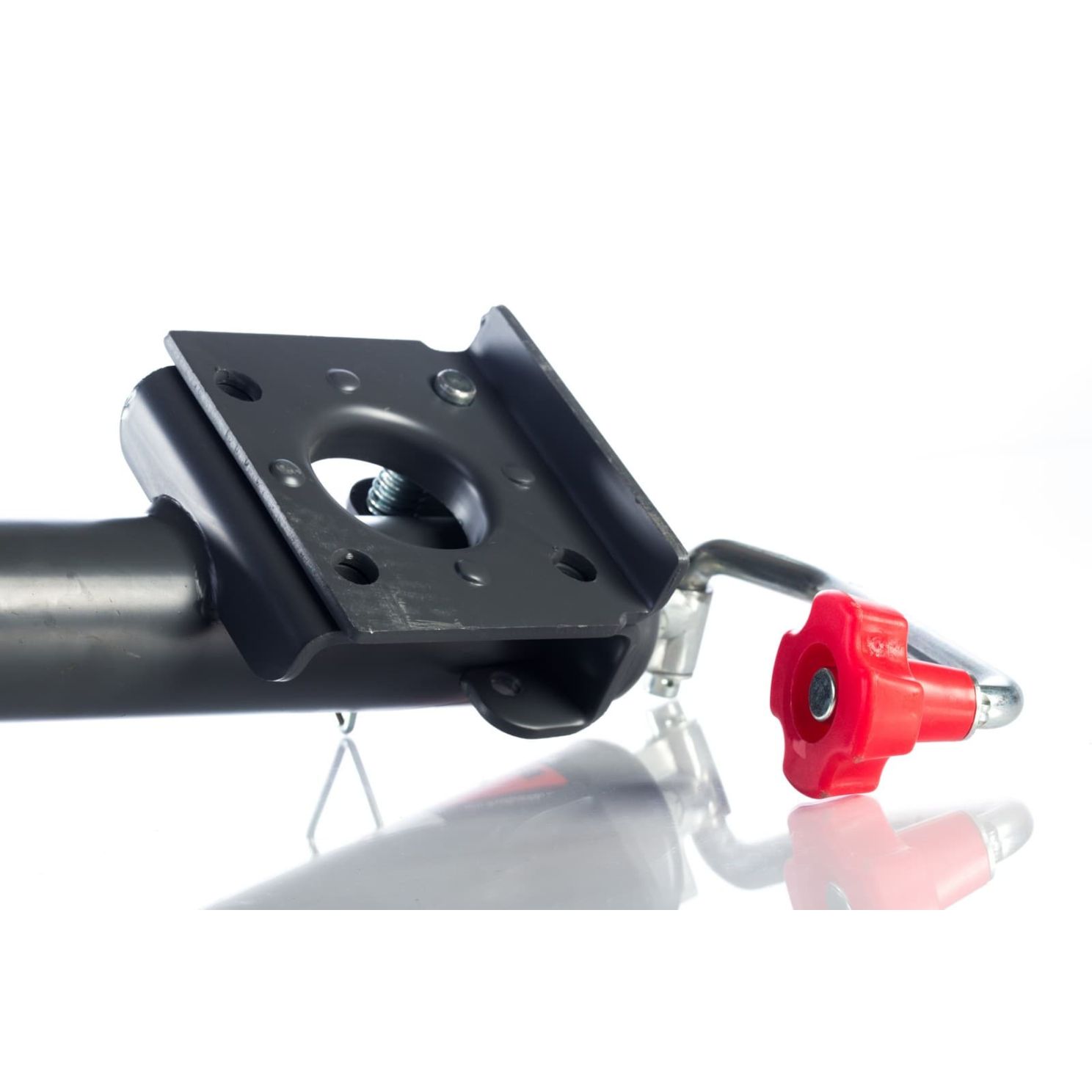 Bulldog 171401 Round Trailer Jack, Side Mount, 5,000 lbs. Lift Capacity, Topwind, Weld-On, 10 Inch Travel
