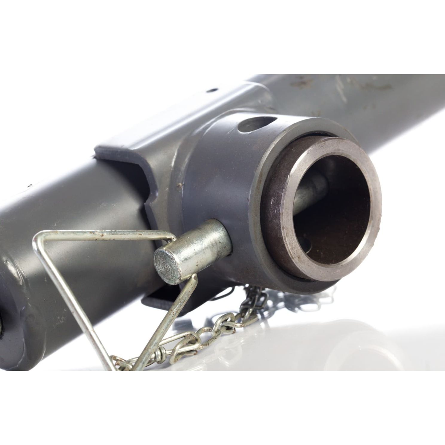 Bulldog 178101 Round Trailer Jack, Side Mount, 5,000 lbs. Lift Capacity, Topwind, Weld-On, 10 Inch Travel