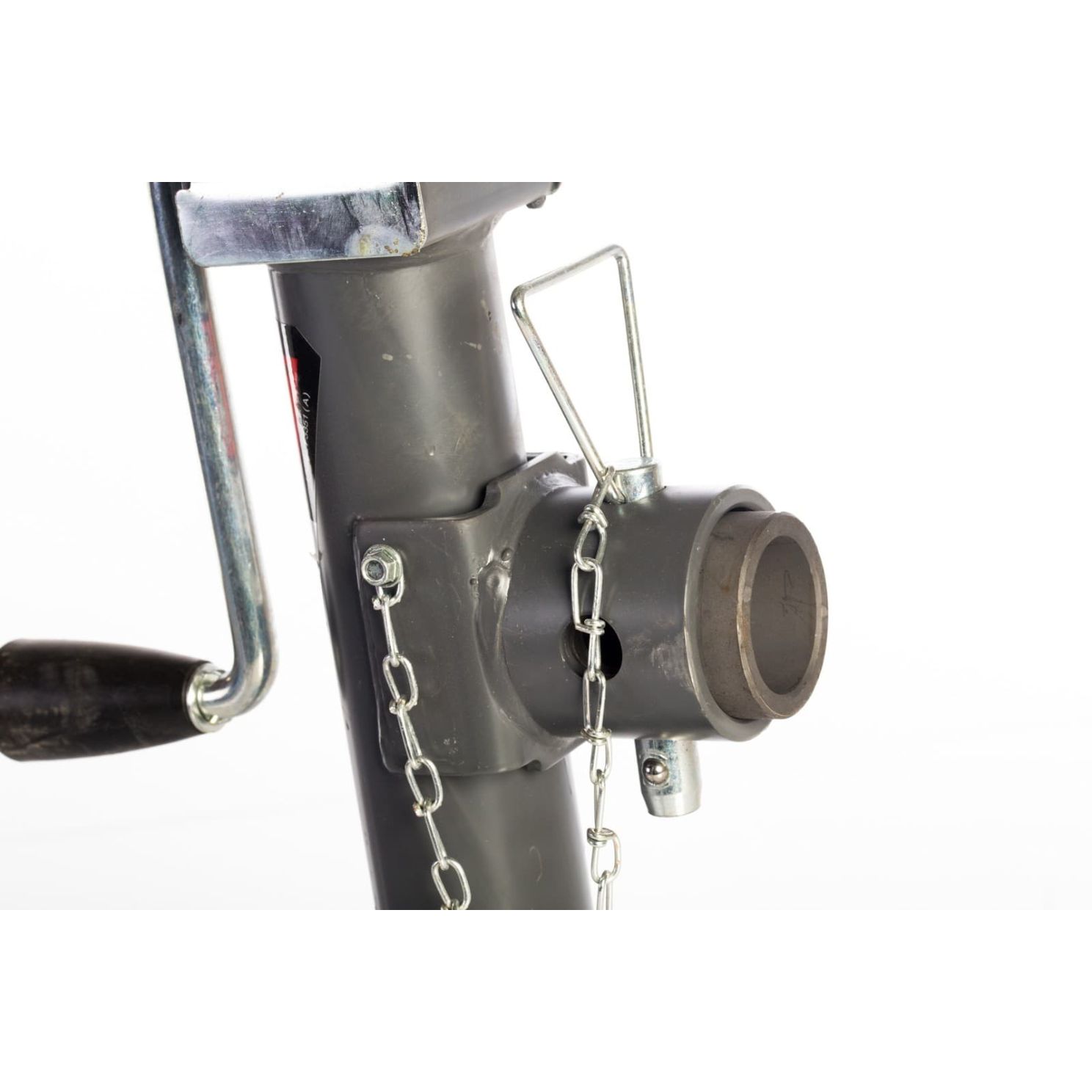 Bulldog 178109 Round Trailer Jack, Side Mount, 5,000 lbs. Lift Capacity, Sidewind, Weld-On, 10 Inch Travel