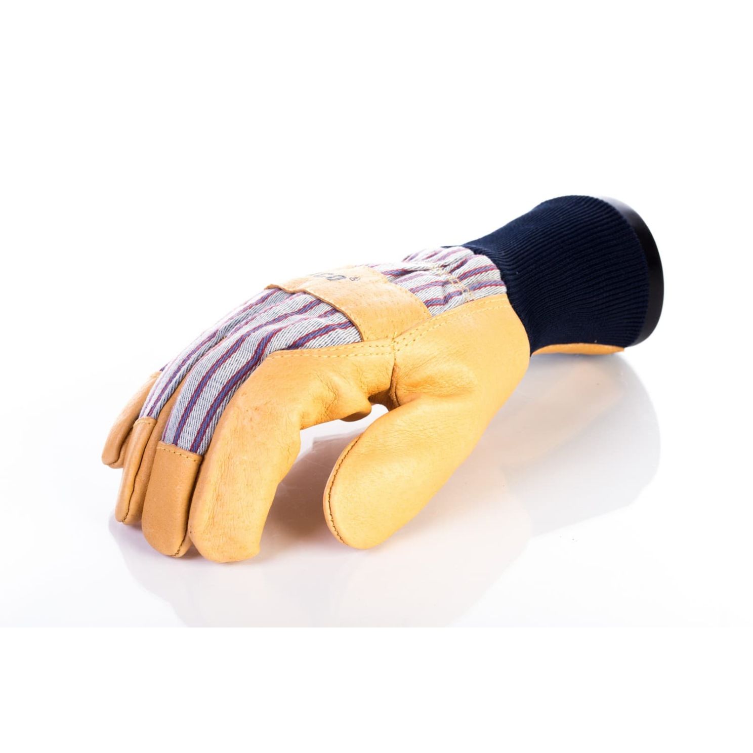 Kinco Lined Grain Pigskin Leather Palm Glove with Knit Wrist Large