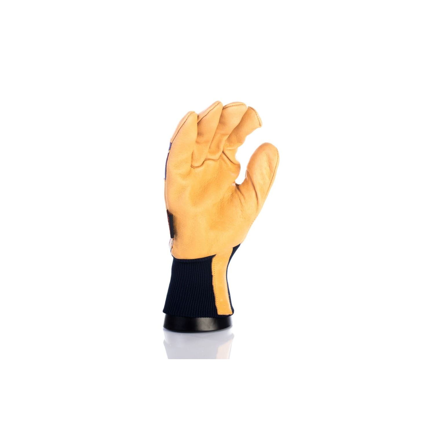 Kinco Lined Grain Pigskin Leather Palm Glove with Knit Wrist Large