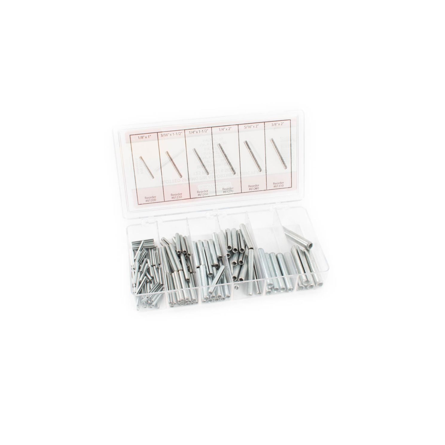 170 Pieces Roll Pin Assortment