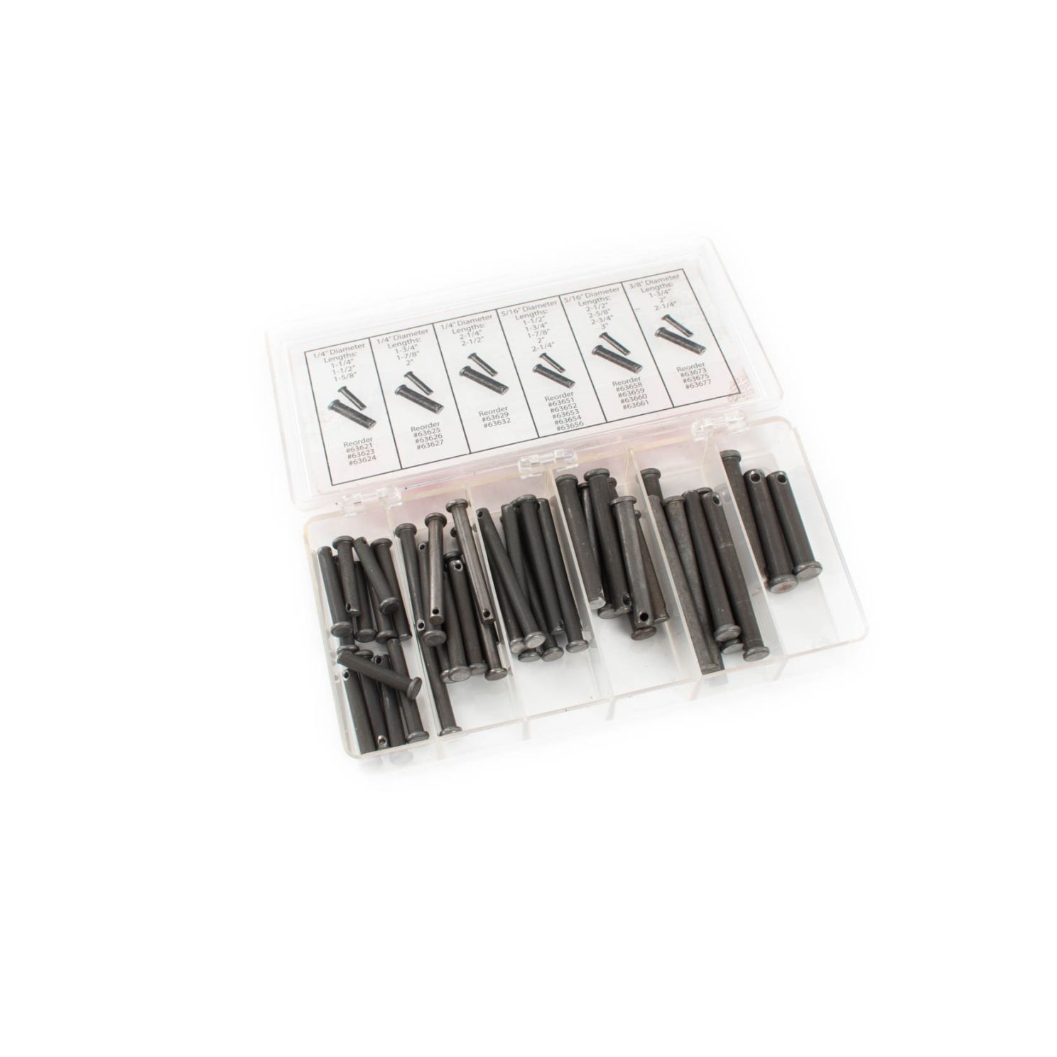 50 Piece Clevis Pin Assortment