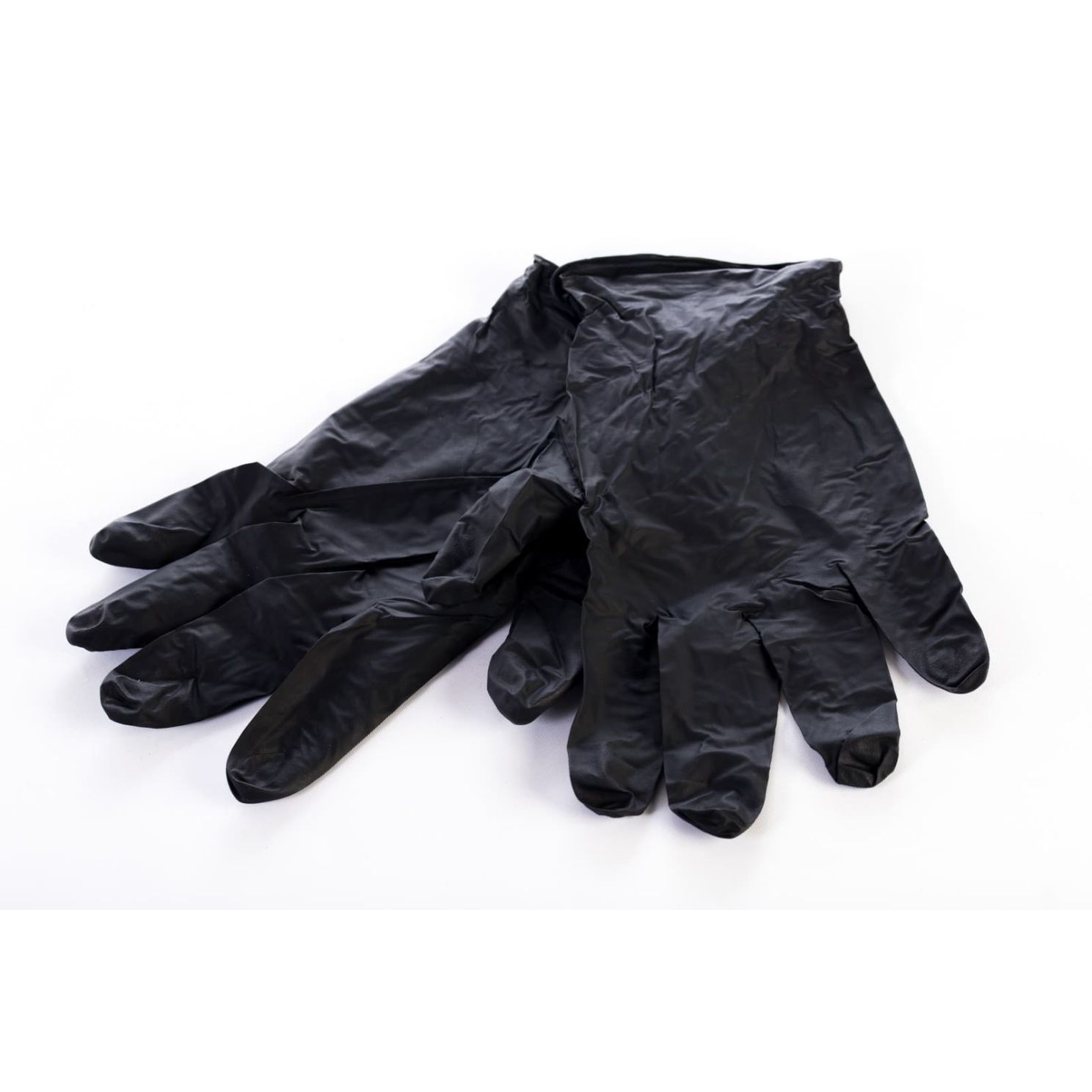 Kinco Black Nitrile Disposable Safety Gloves X-Large