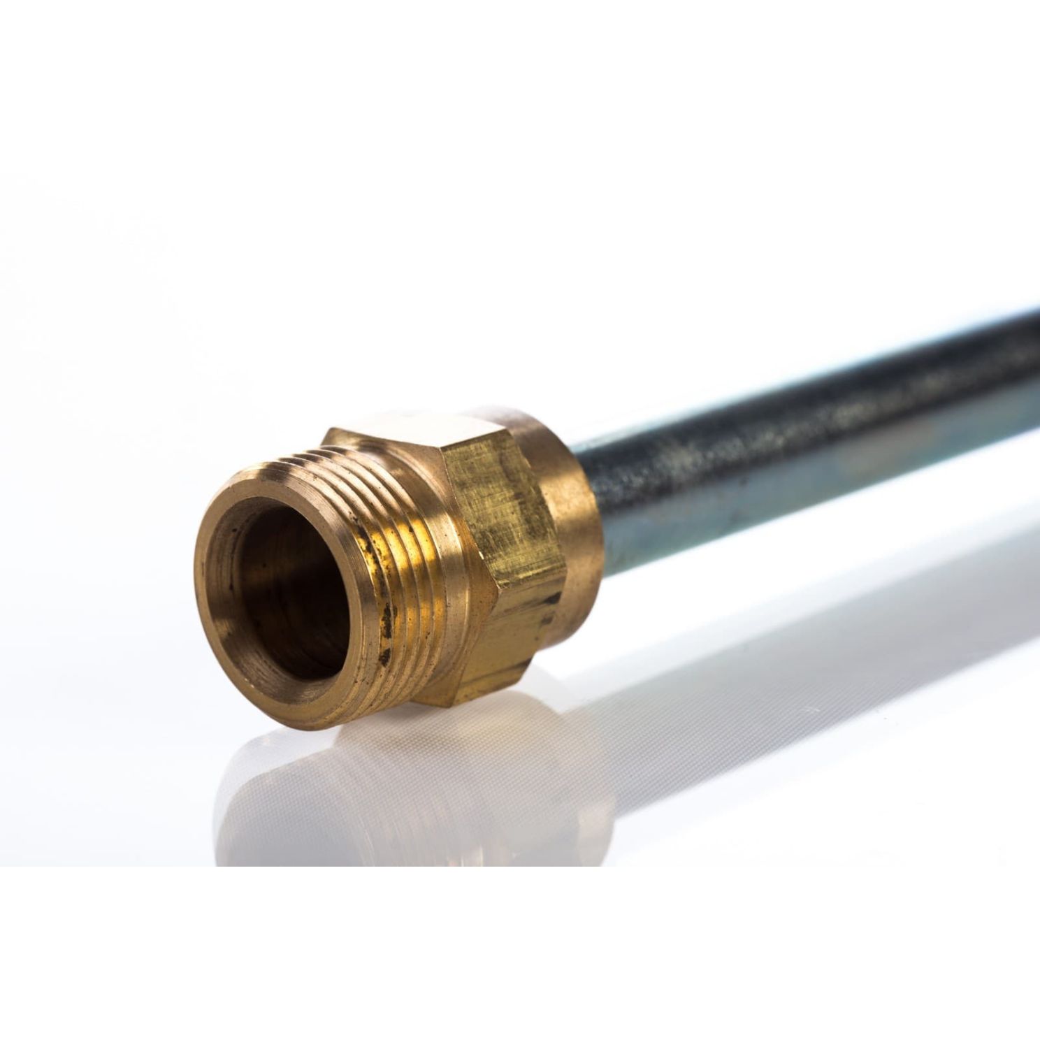 18" Bent Metric style pressure washer wand extension