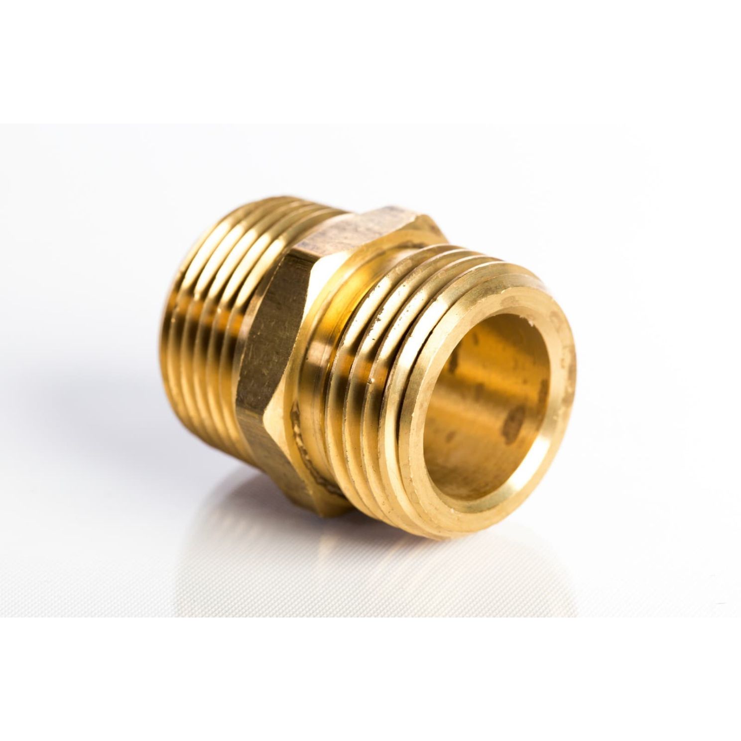 Brass 3/4" Garden Hose to 3/4" Pipe Thread Adapter Fitting