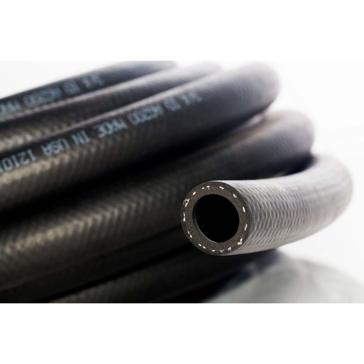 3/4" x 50' Black 200 PSI Rubber EPDM Air & Water Hose AG200