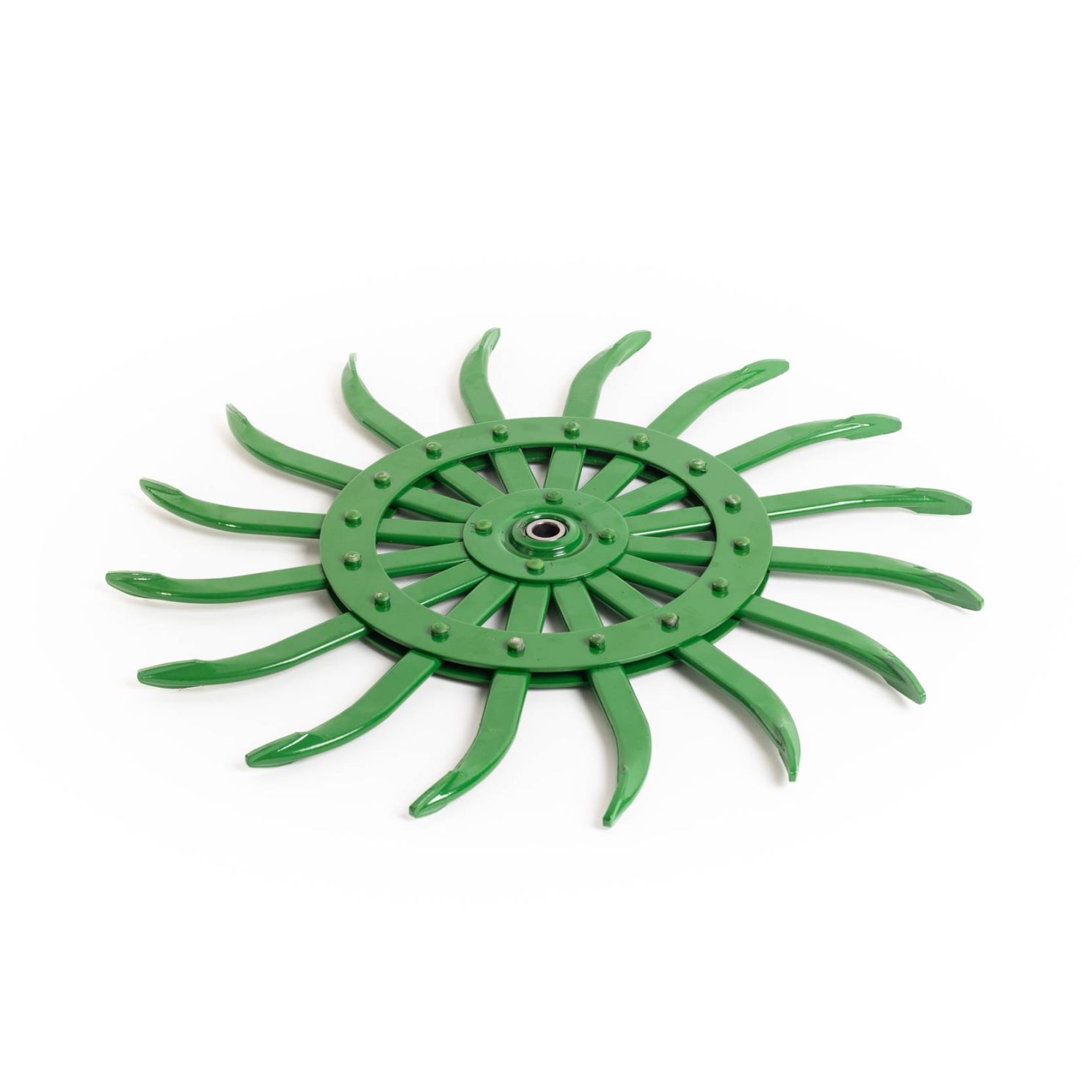 AKK33269 Green Rotary Hoe Wheel 21" fits John Deere