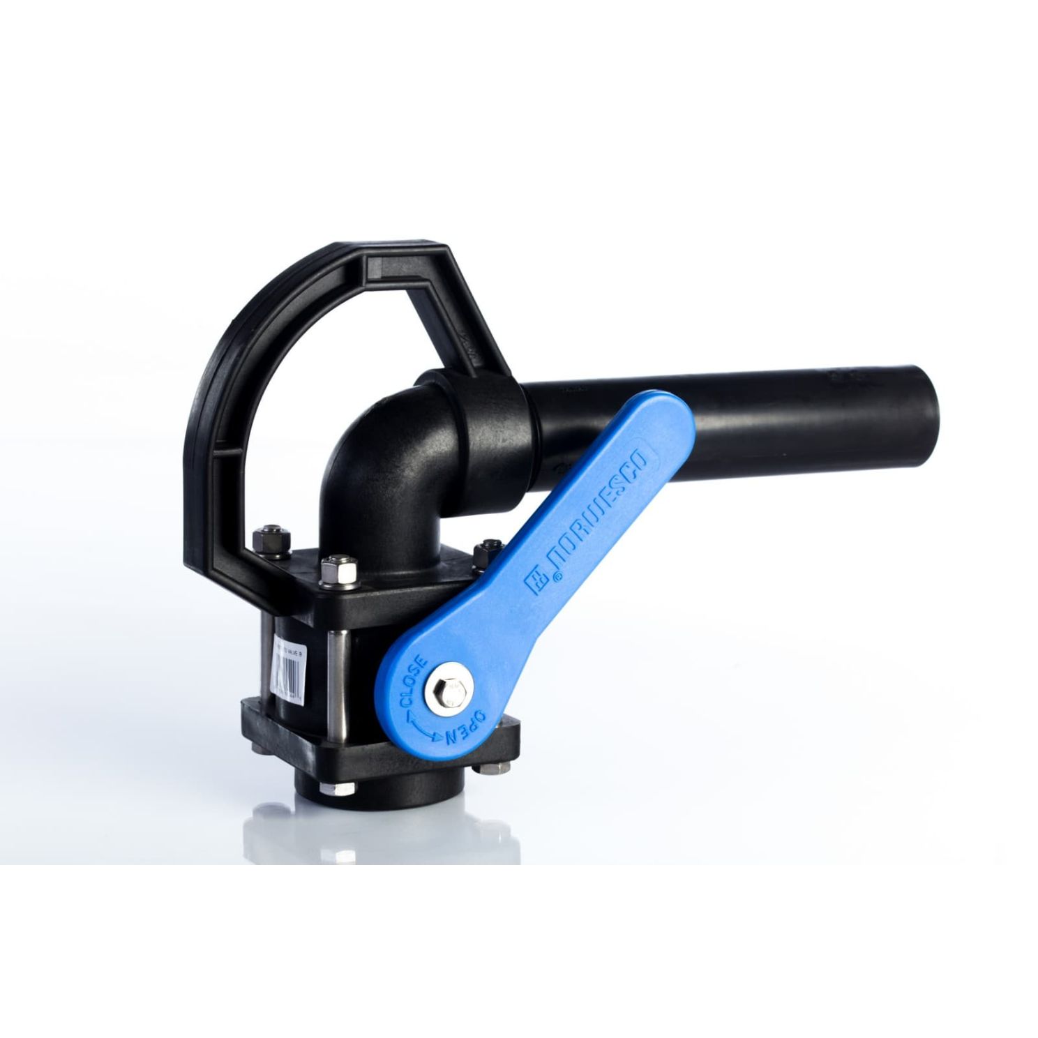 Norwesco 1-1/2'' Line Nylon Ball Valve Nozzle