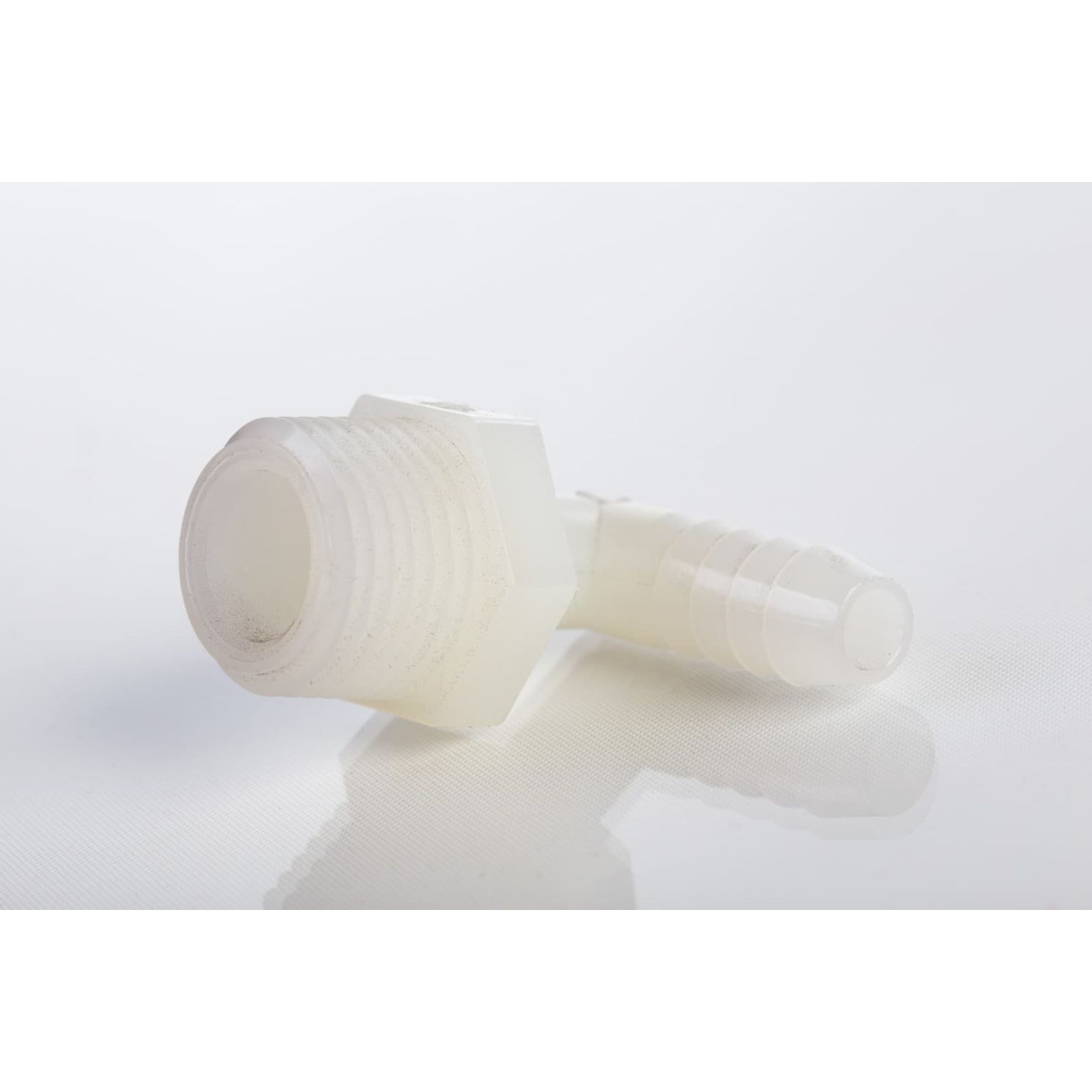 Valley 1/2'' MPT x 3/8'' HB Threaded Hose Barb Elbow