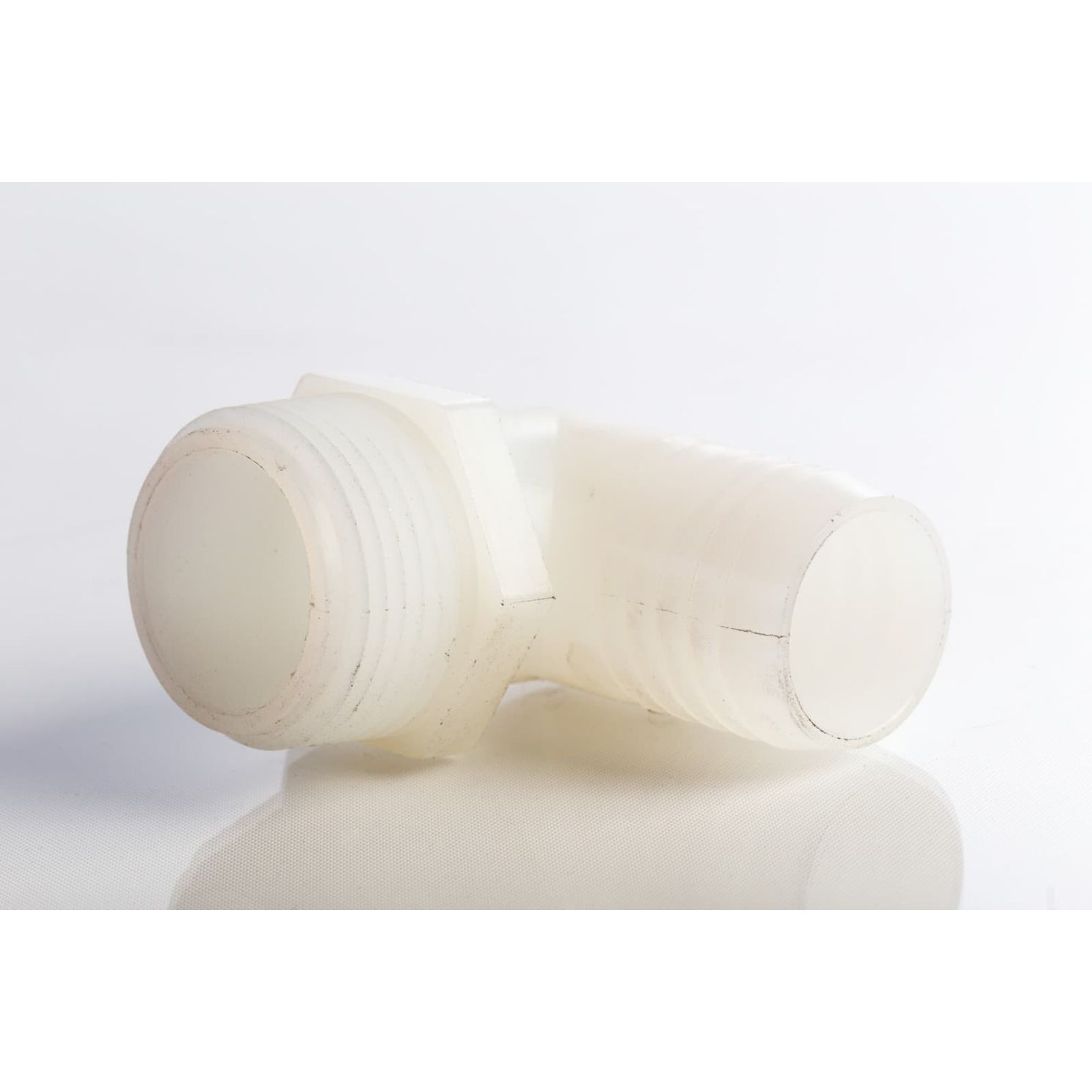 Valley 1'' MPT x 1'' HB Threaded Hose Barb Elbow