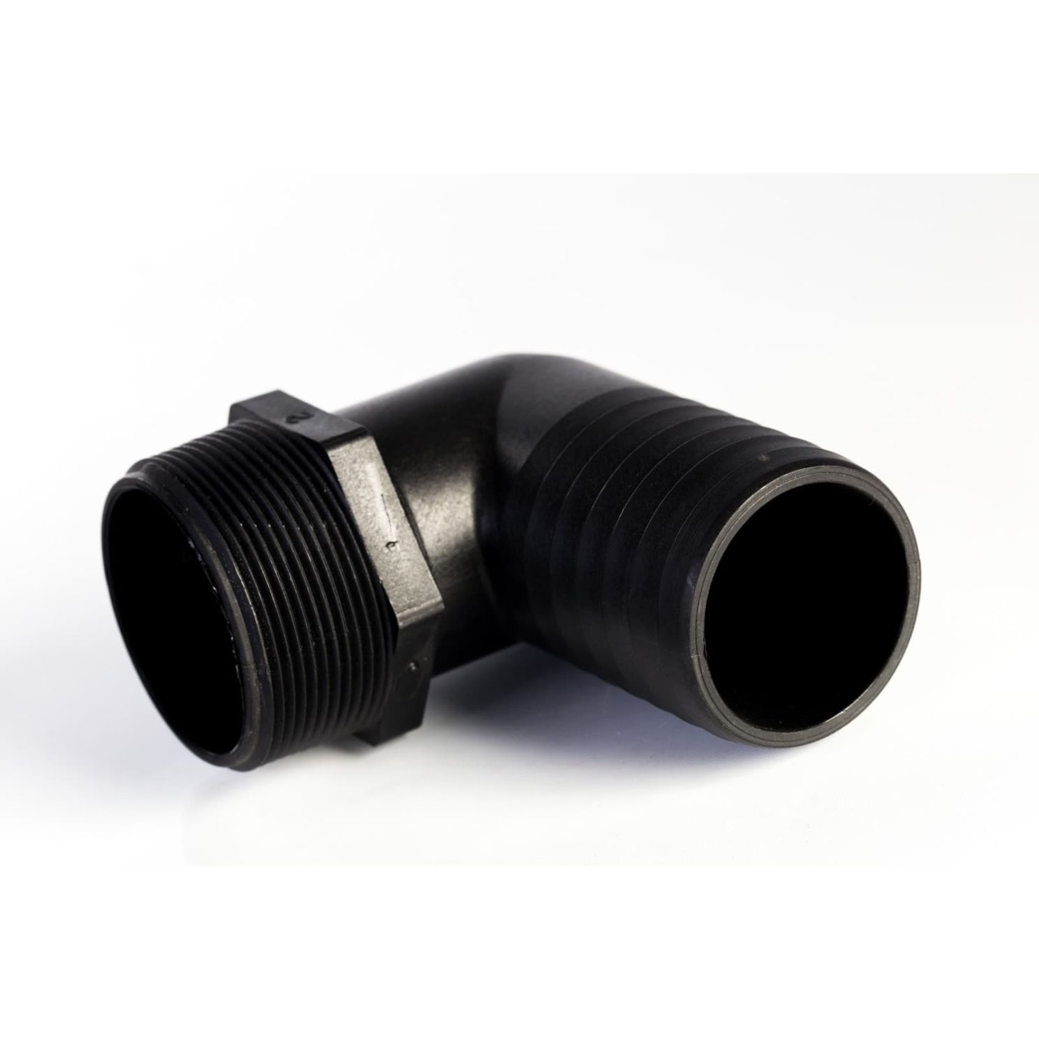 Sprayer 2'' MPT x 2'' HB Threaded Hose Barb Elbow