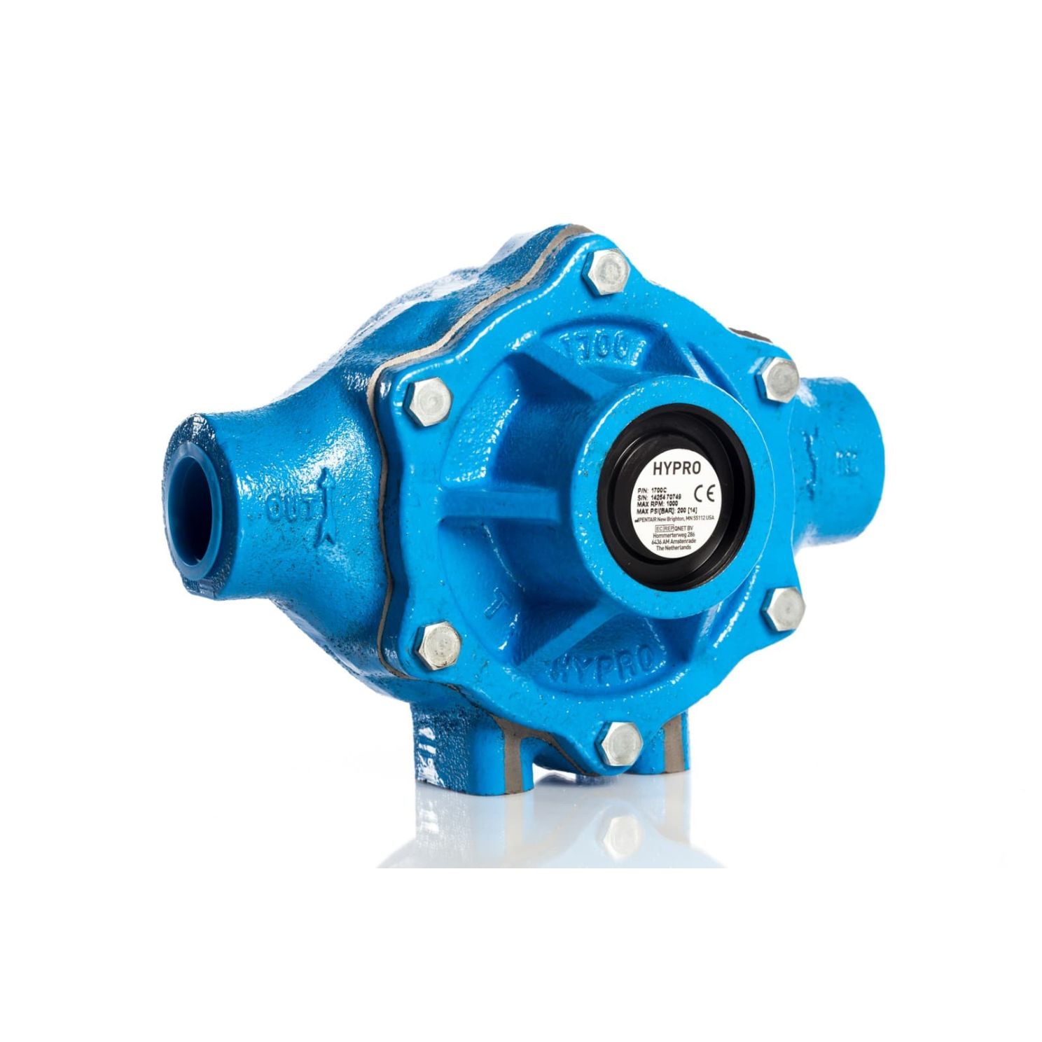 Hypro 1700C Cast Iron Sprayer 5 Roller Pump 45.0 GPM