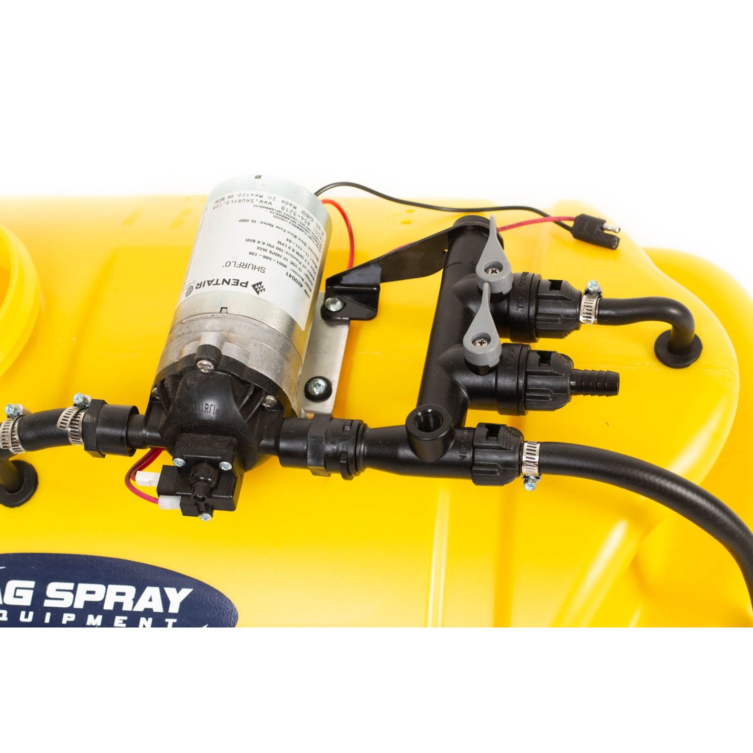 Ag Spray 25 Gallon Trailer Sprayer 12V Pump Less Boom FSTS-25-BLU