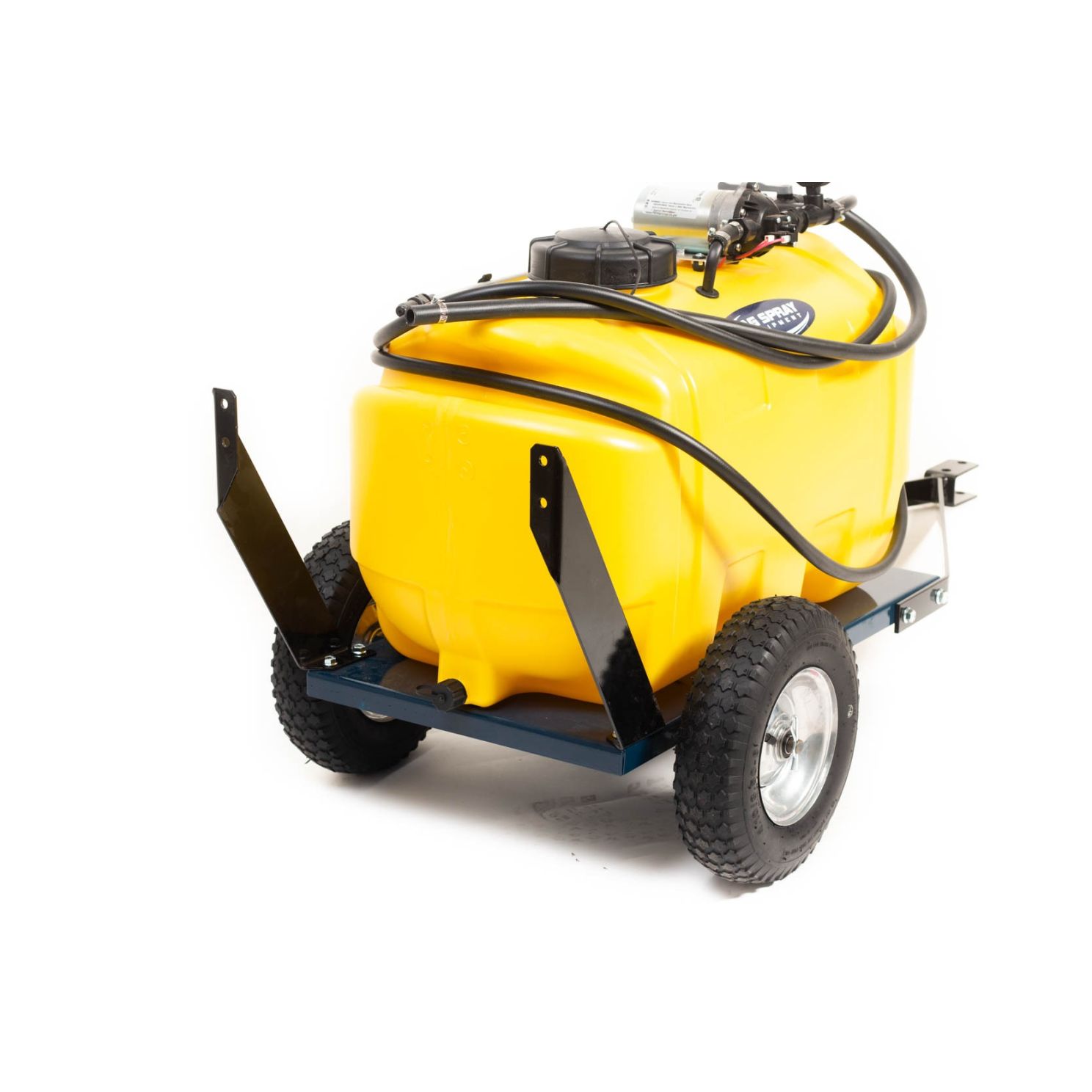 Ag Spray 25 Gallon Trailer Sprayer 12V Pump Less Boom FSTS-25-BLU