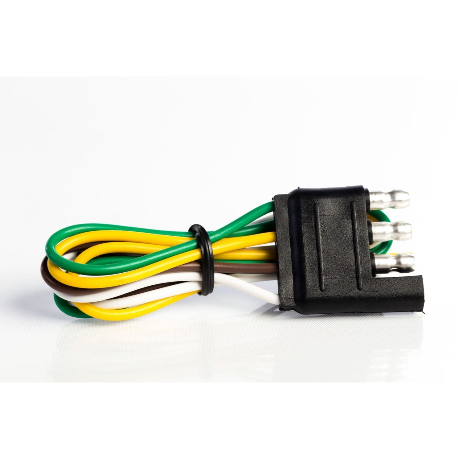 4 Wire Flat Trailer Plug 12'' Lead