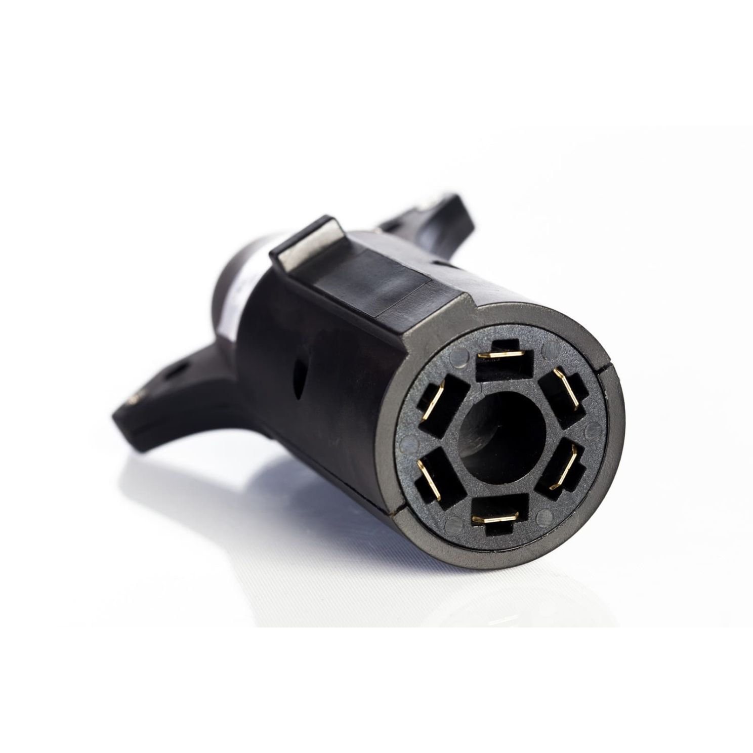 7 Pole RV Receptacle to 6 Pole Round Electrical Adapter