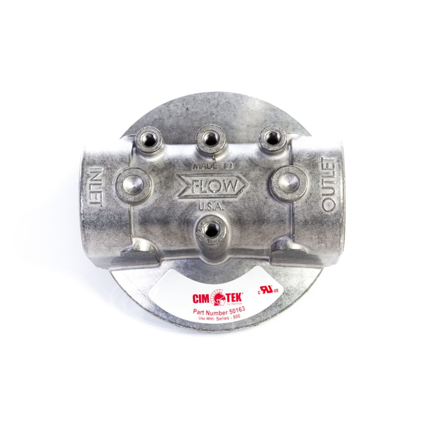 Cim-Tek 50163 Aluminum Filter Head Adapter