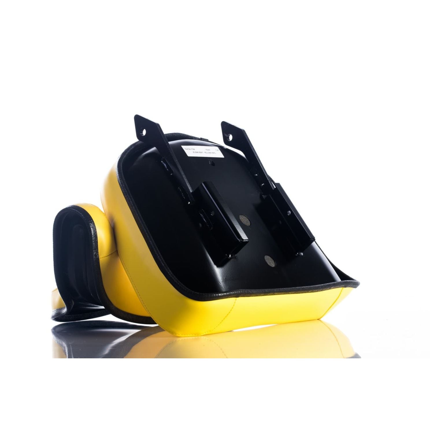 2 Piece Yellow Vinyl Tractor Seat fits John Deere