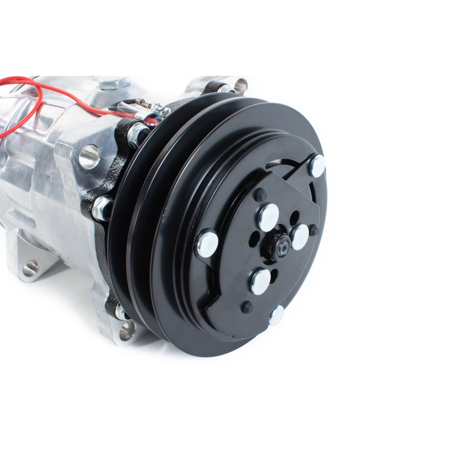 Sanden SD7H15, FLX7, 5 1/4", 2 Groove Clutch, GM Pad Mount AC Compressor