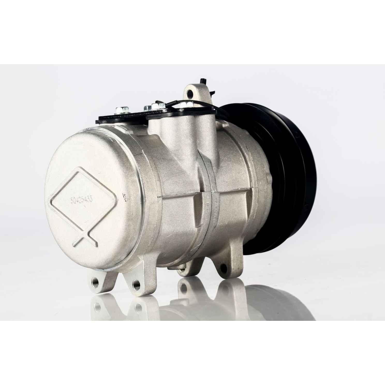 OE Denso A/C Compressor 6E171 - 146mm, Single Groove Clutch, 12V