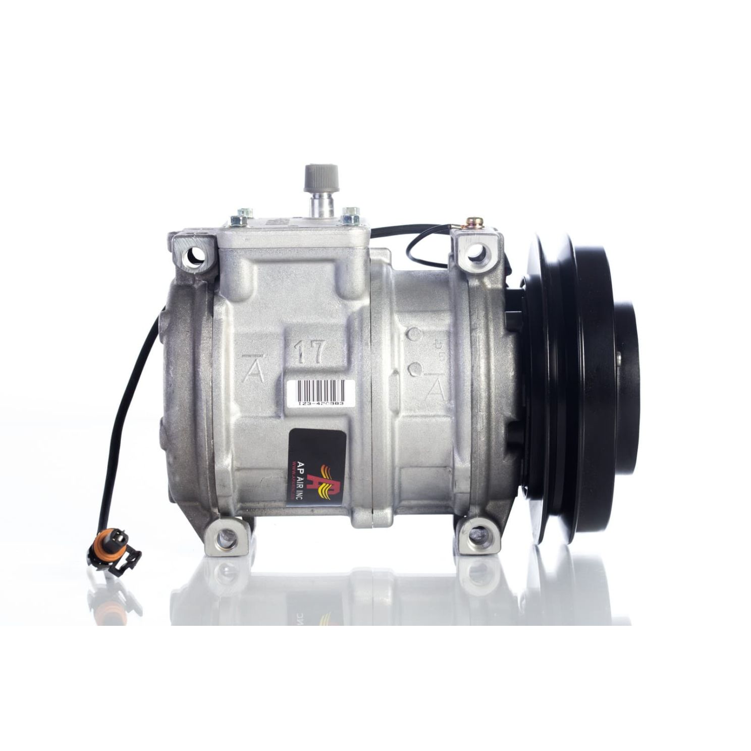 OE Denso A/C Compressor 10PA17C - 146mm, 1 Groove Clutch, 12V