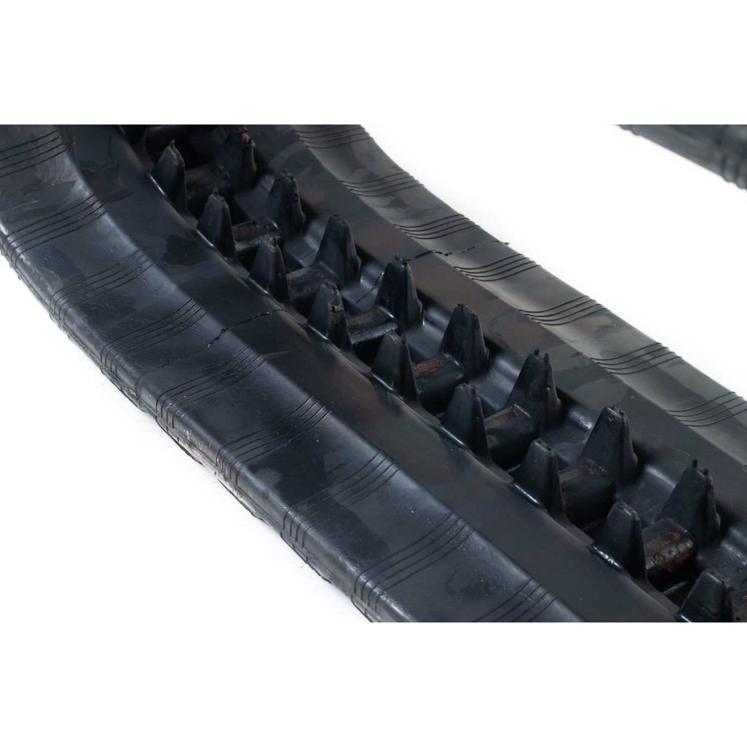 T445530 Skid Steer Rubber 16" Staggered C Block Track fits John Deere 450x86x52