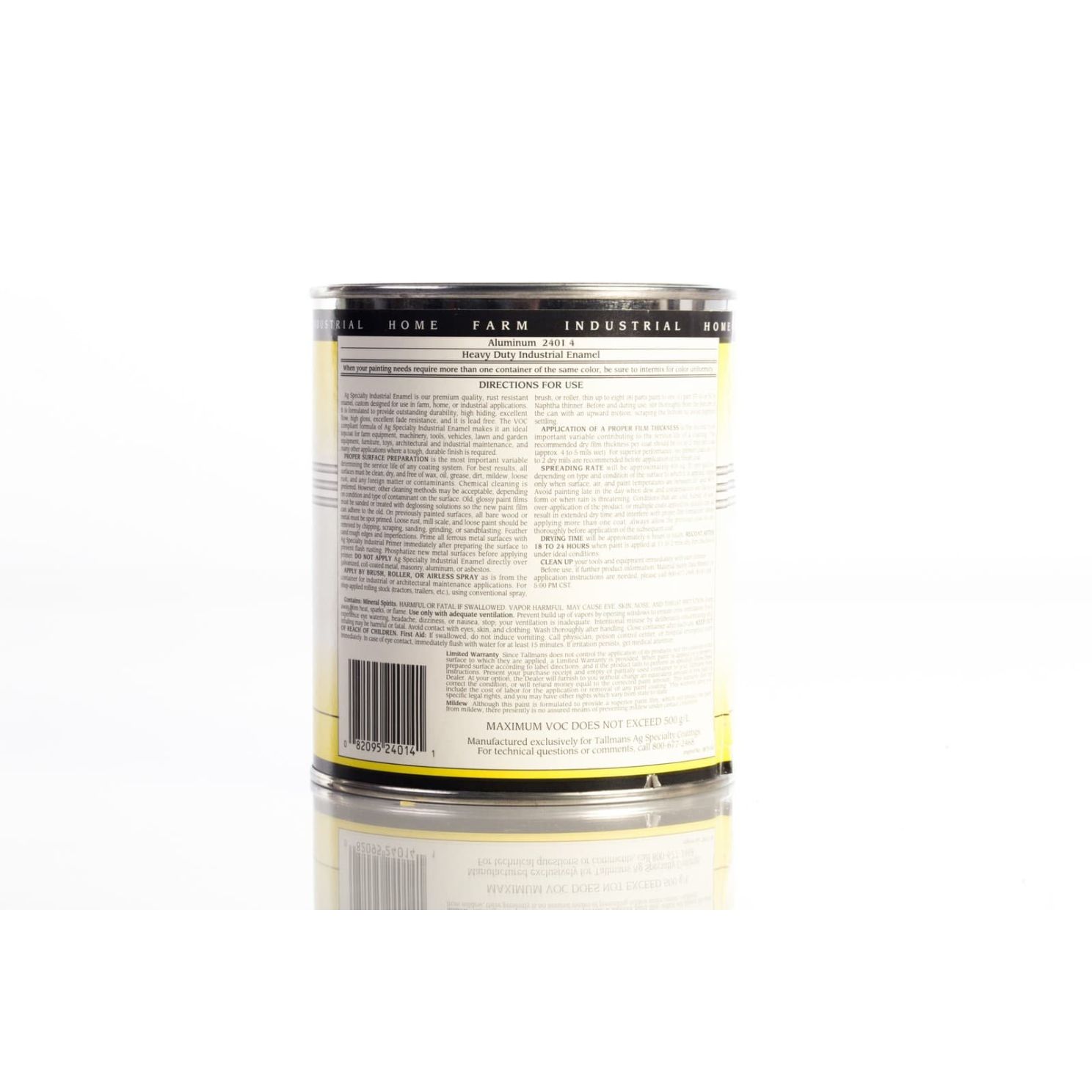 Tallmans Aluminum Industrial Paint Quart