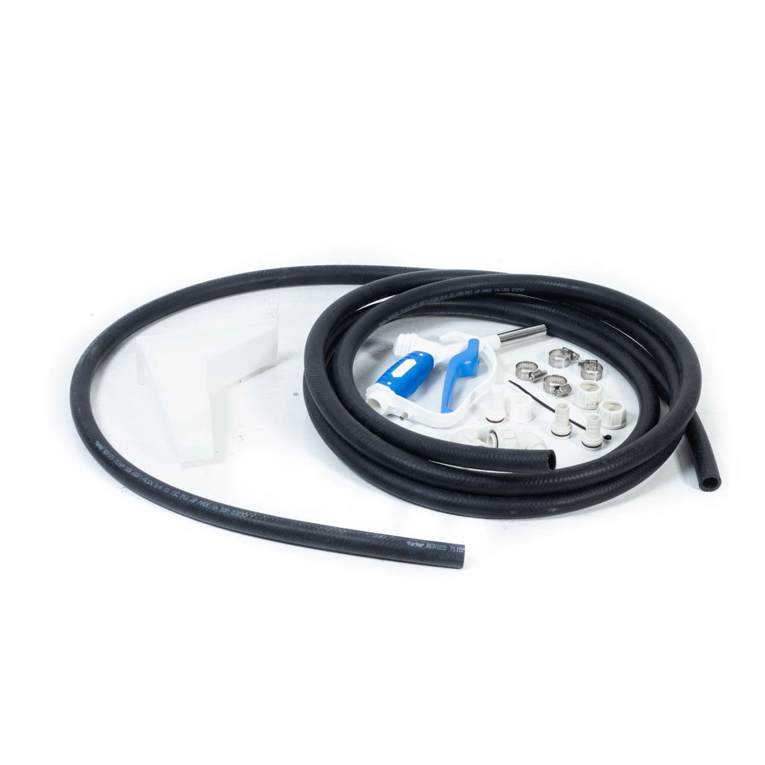 Fill-Rite 12V DC DEF Transfer Pump, IBC Tote Bracket with Nozzle 8GPM