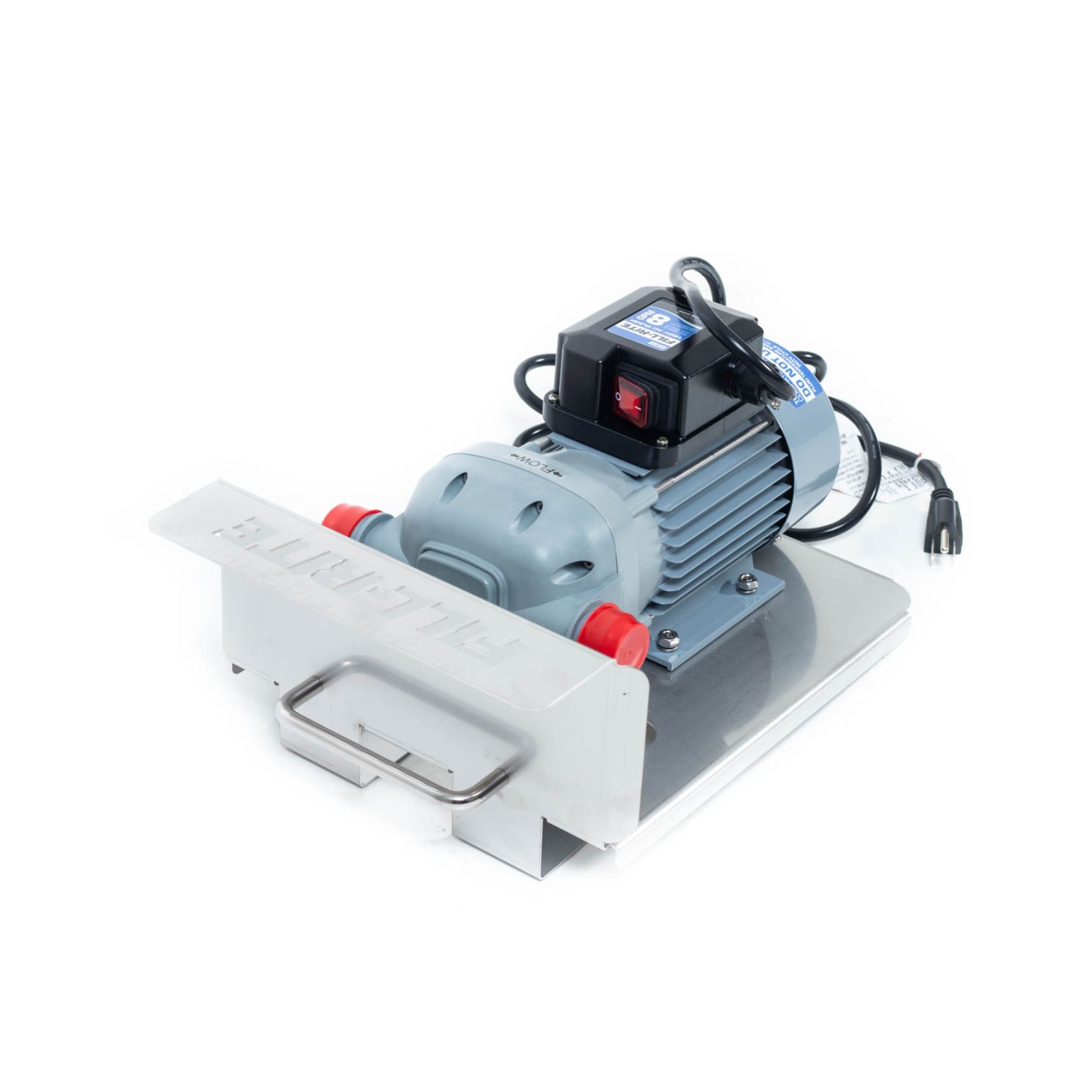 Fill-Rite 115V DC DEF Transfer Pump, IBC Tote Bracket with Nozzle 8GPM