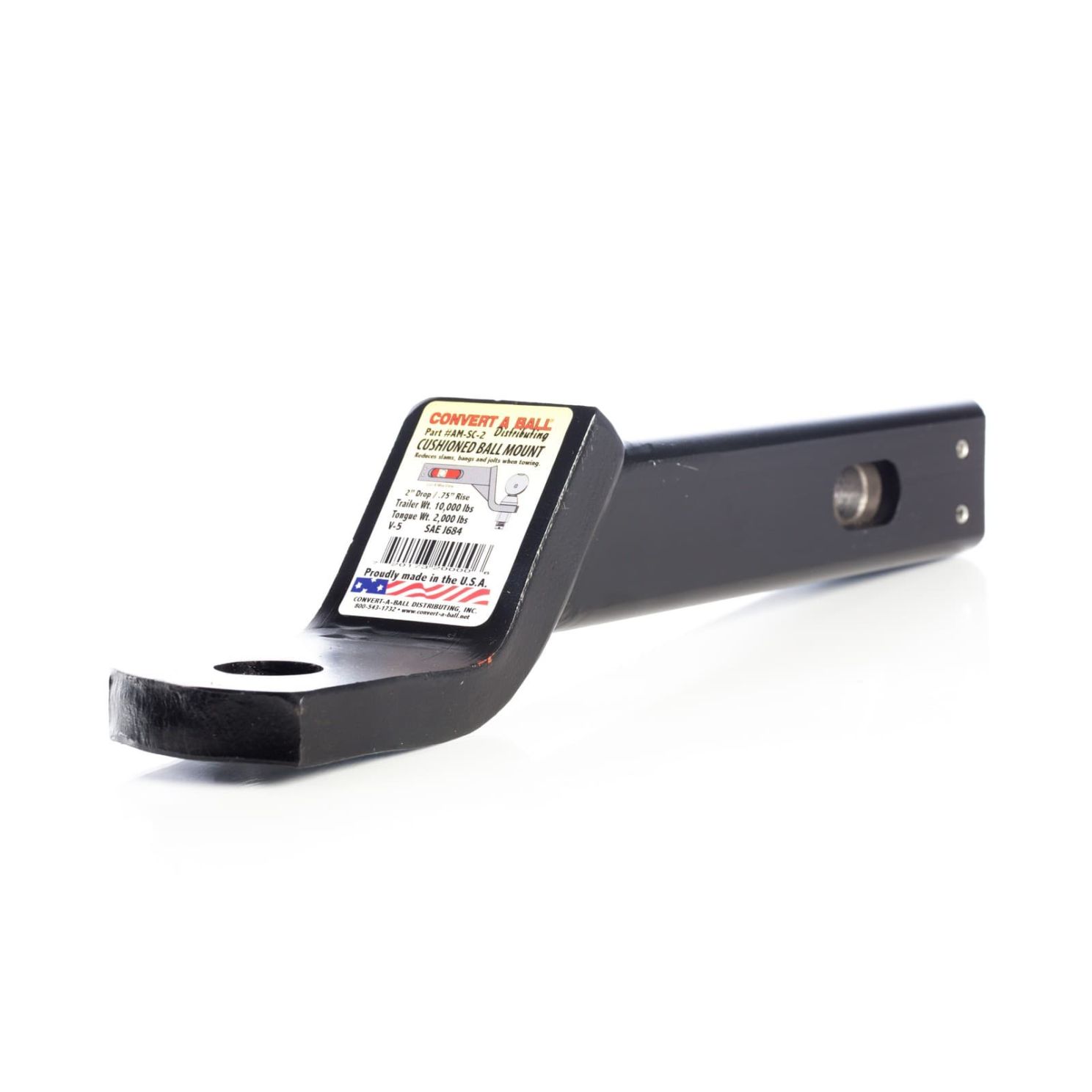 Convert A Ball Standard Duty 2'' Drop Cushion Truck Hitch AMSC2