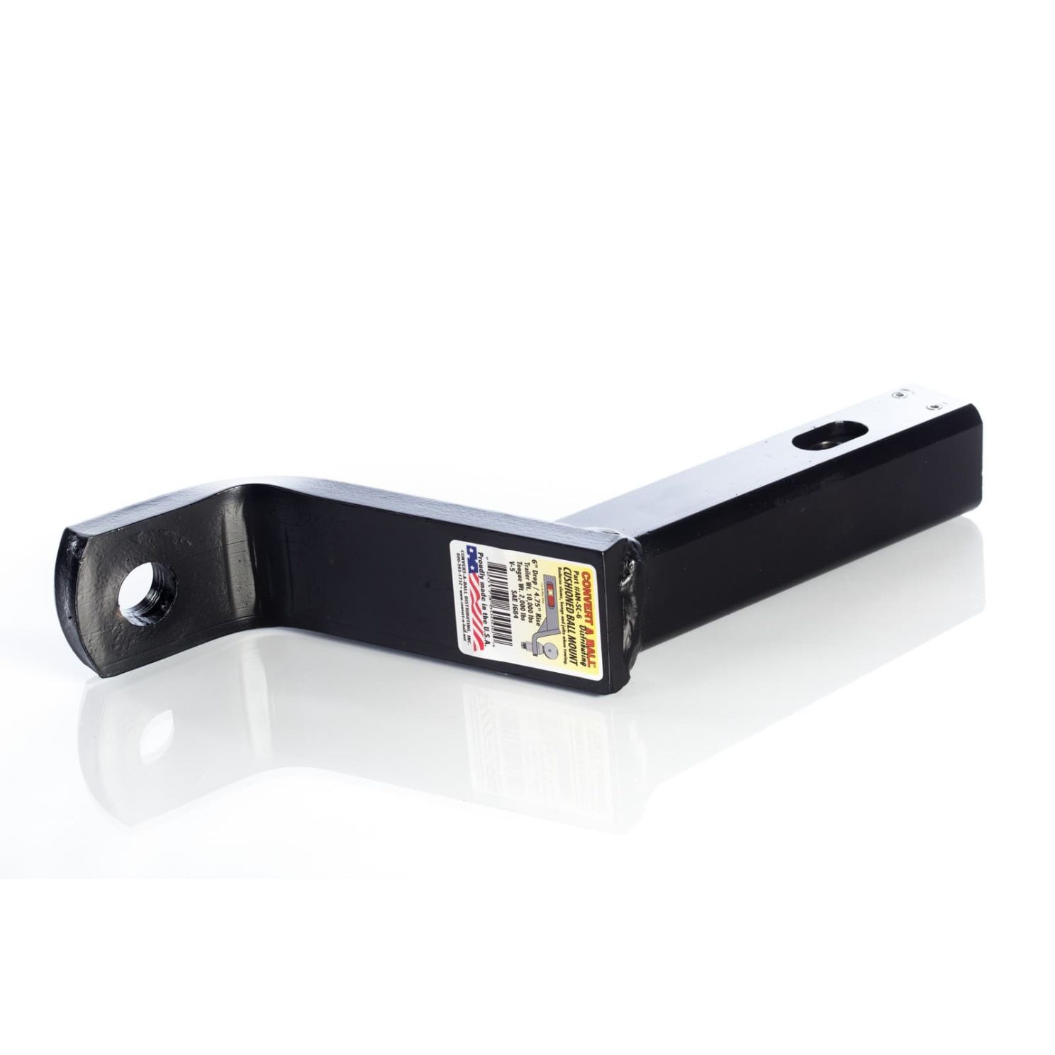 Convert A Ball Standard Duty 6'' Drop Cushion Truck Hitch AMSC6