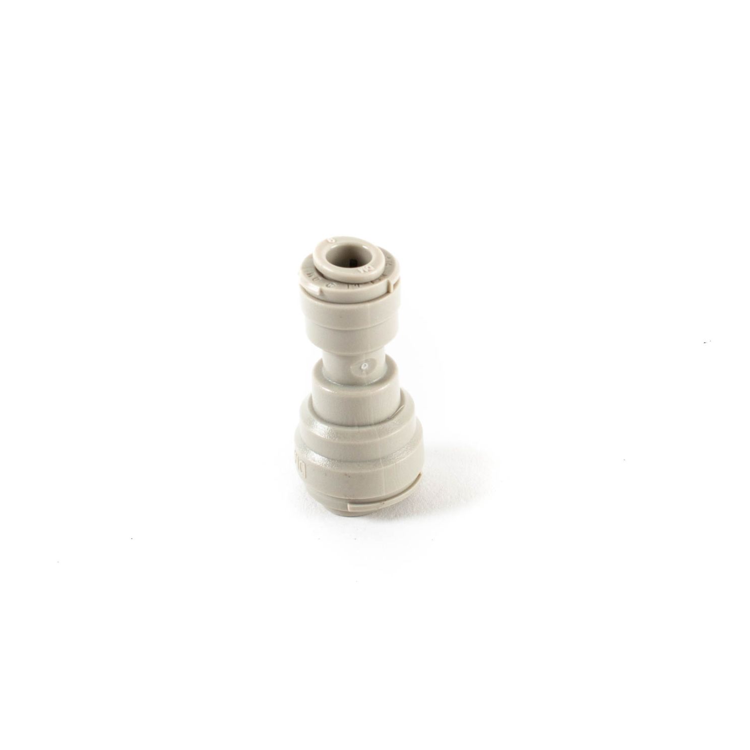 Push Connect Union Connector 3/8" Tube OD to 1/4" Tube OD