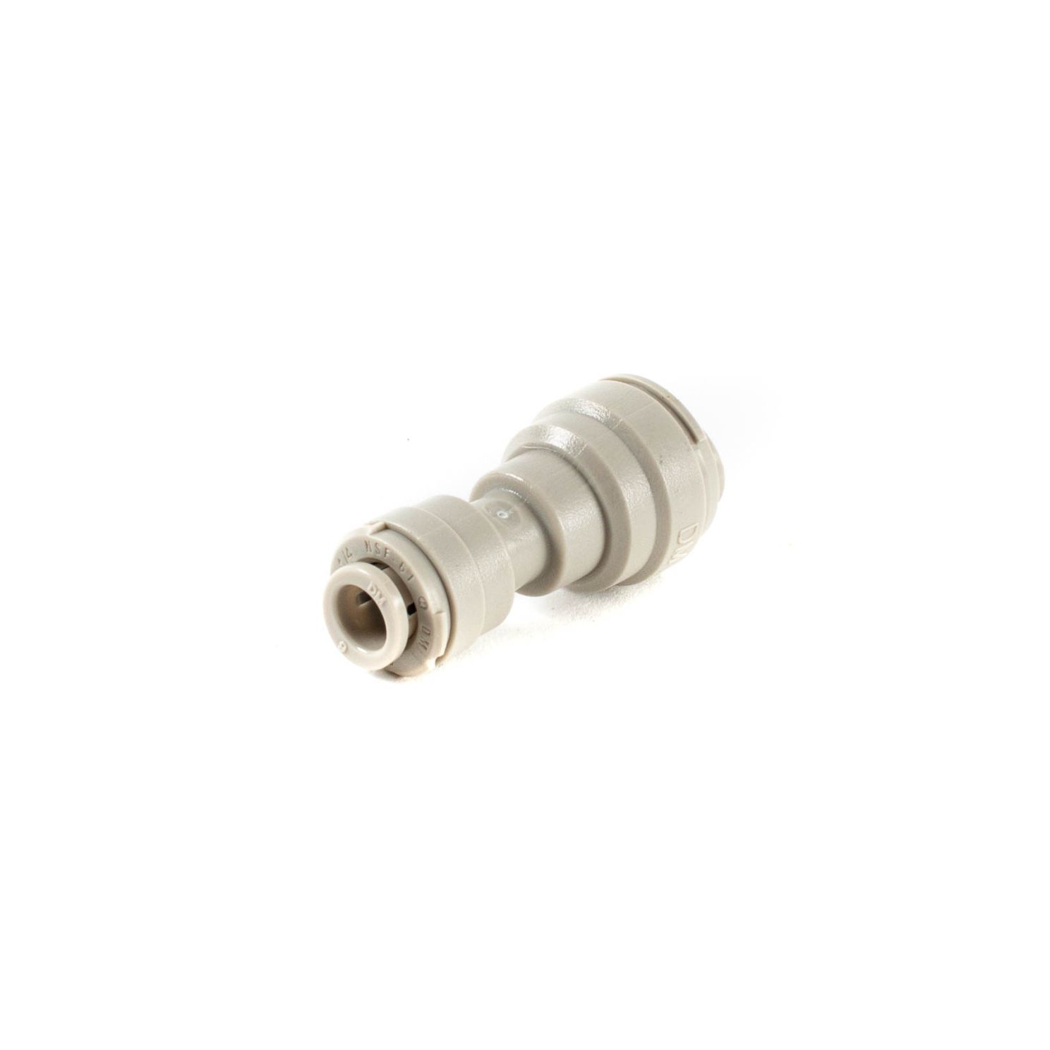 Push Connect Union Connector 3/8" Tube OD to 1/4" Tube OD