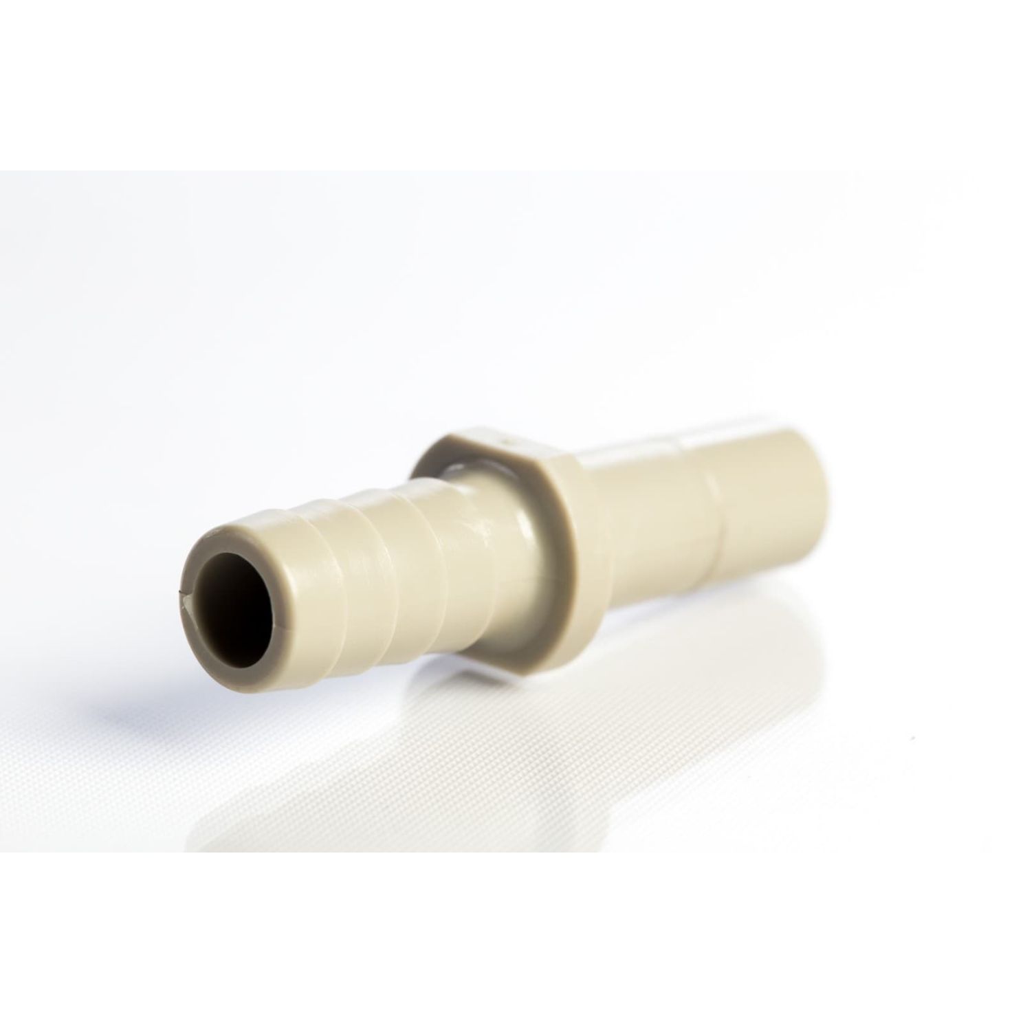 Push Connect Barb Connector 3/8" Stem OD to 3/8" Tube ID