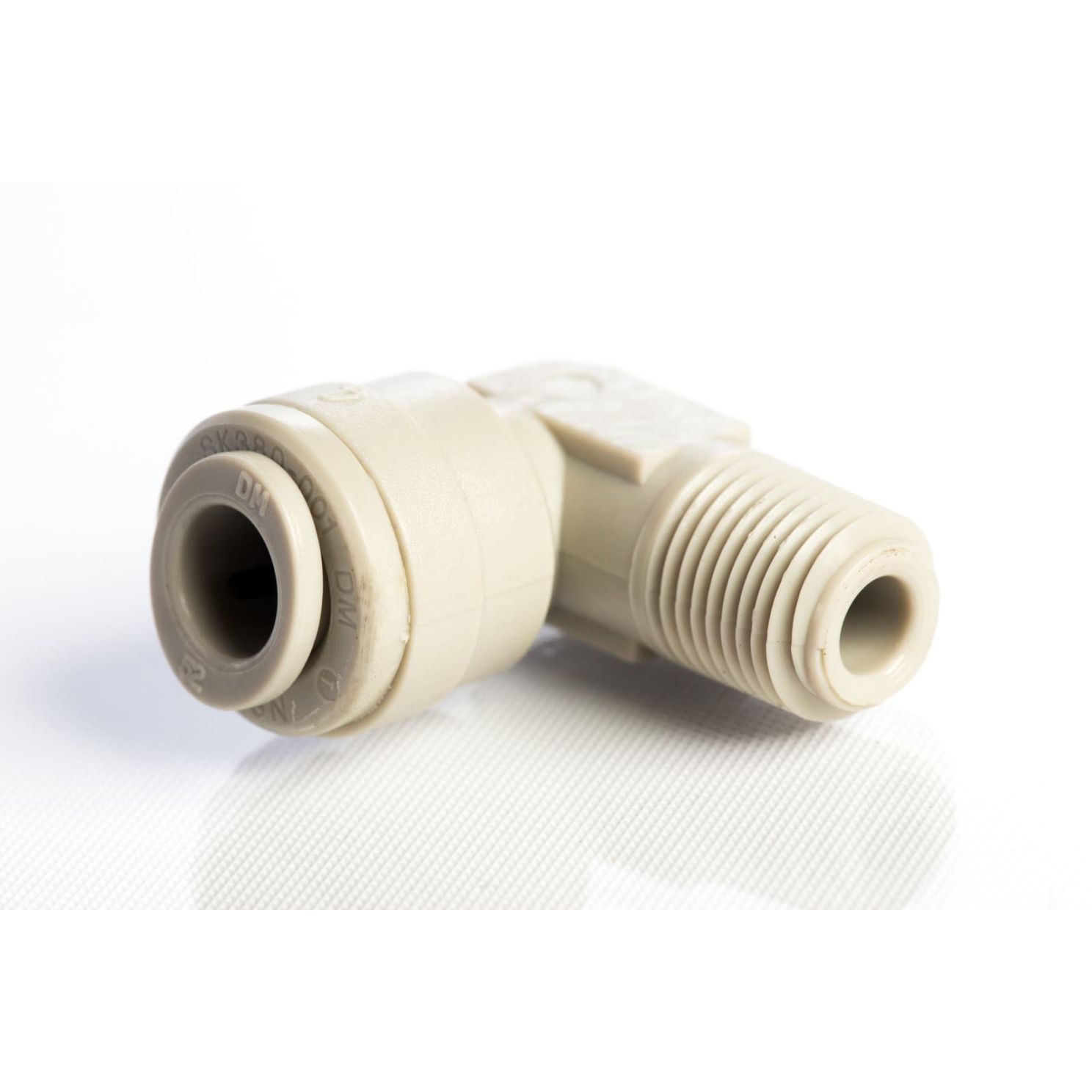 Push Connect Male Elbow 1/4" Tube OD to 1/8" NPTM Thread