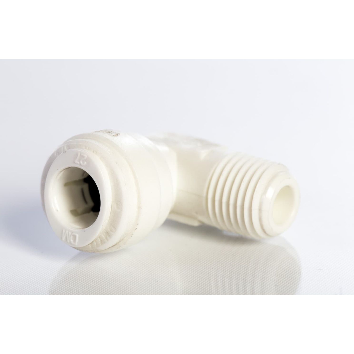 Push Connect Male Elbow 3/8" Tube OD to 1/4" NPTM Thread